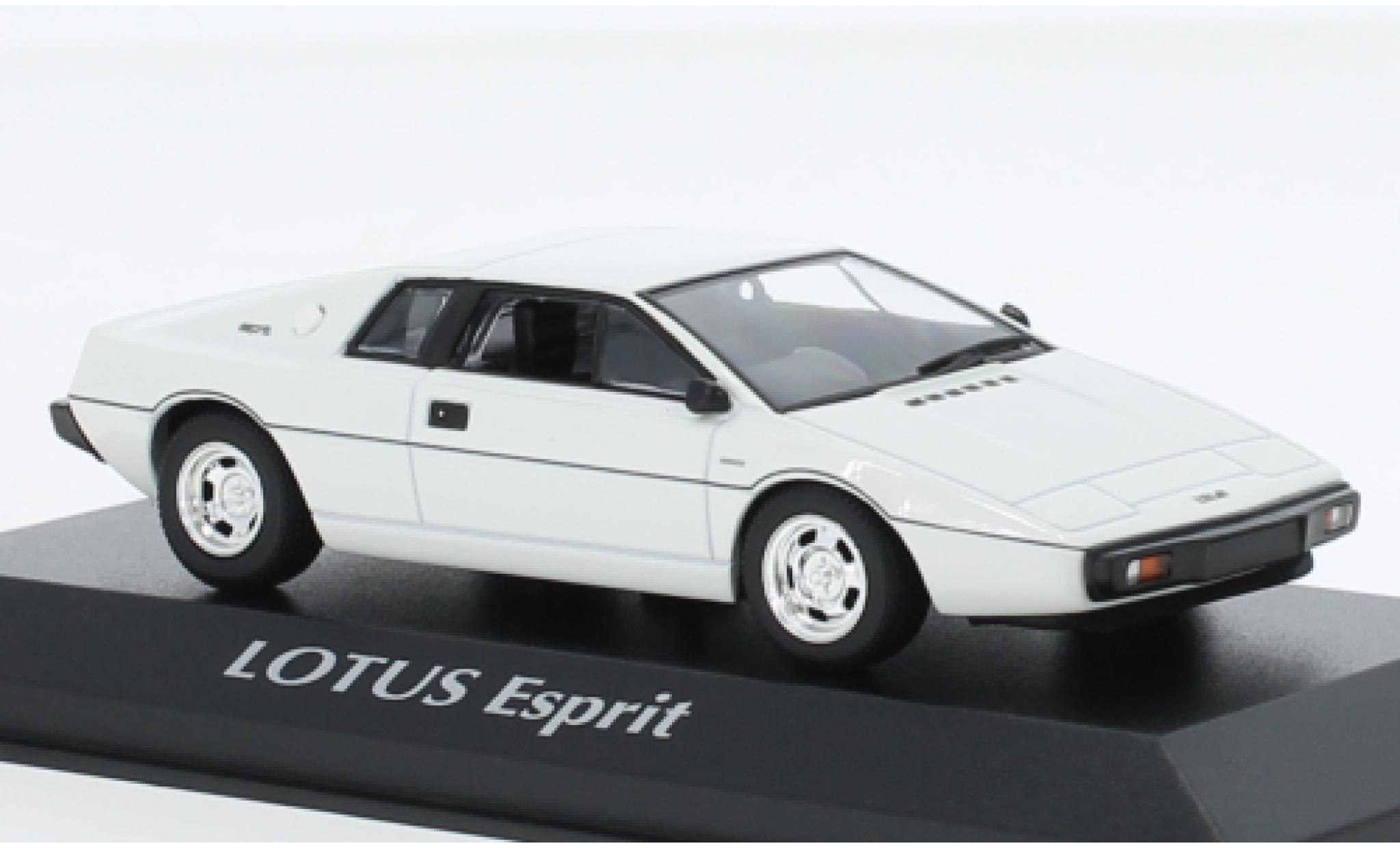 Lotus Esprit 1/43 Maxichamps Turbo white 1978 diecast model cars