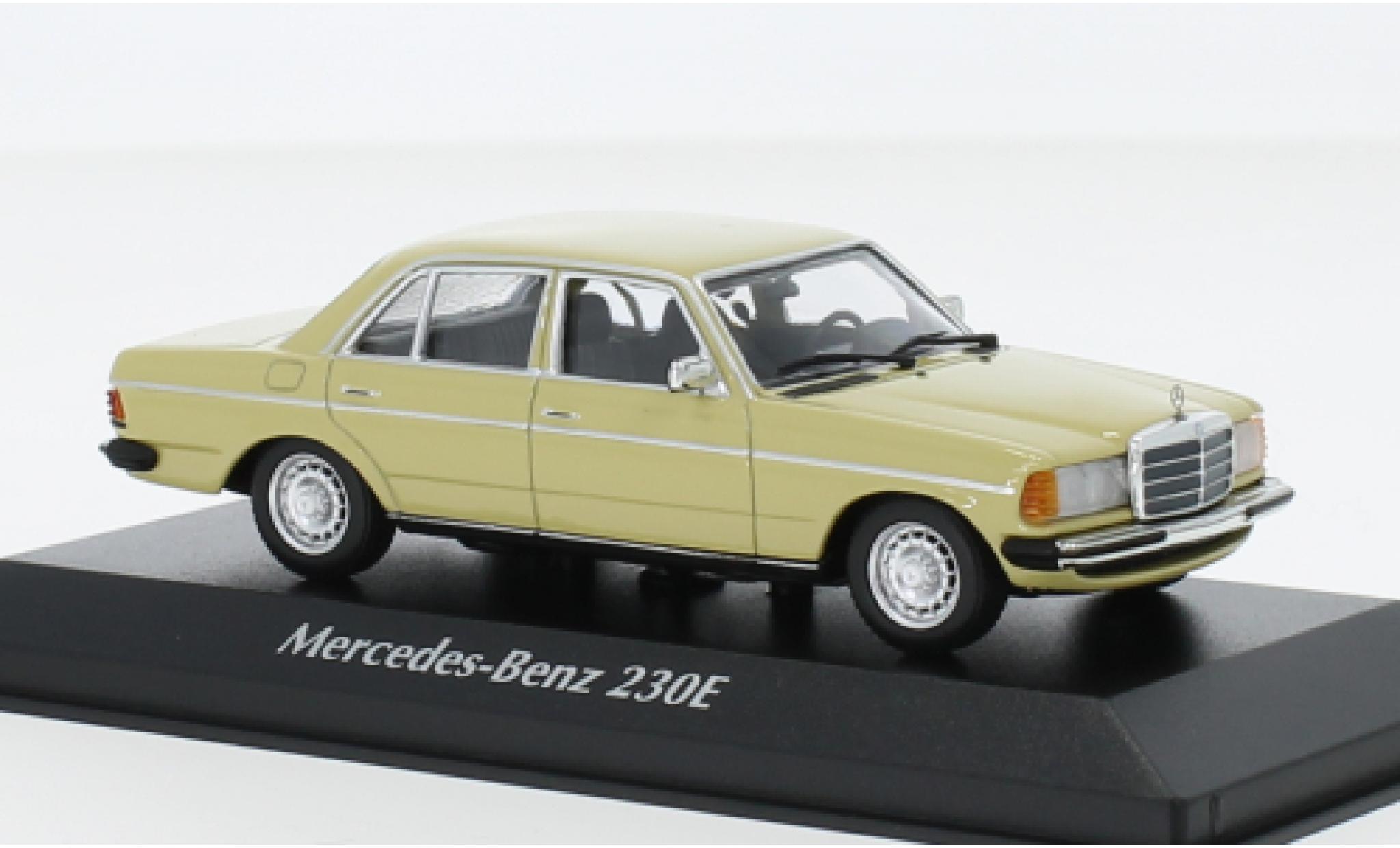 Mercedes 230 1/43 Maxichamps E (W123) beige 1982 diecast model cars