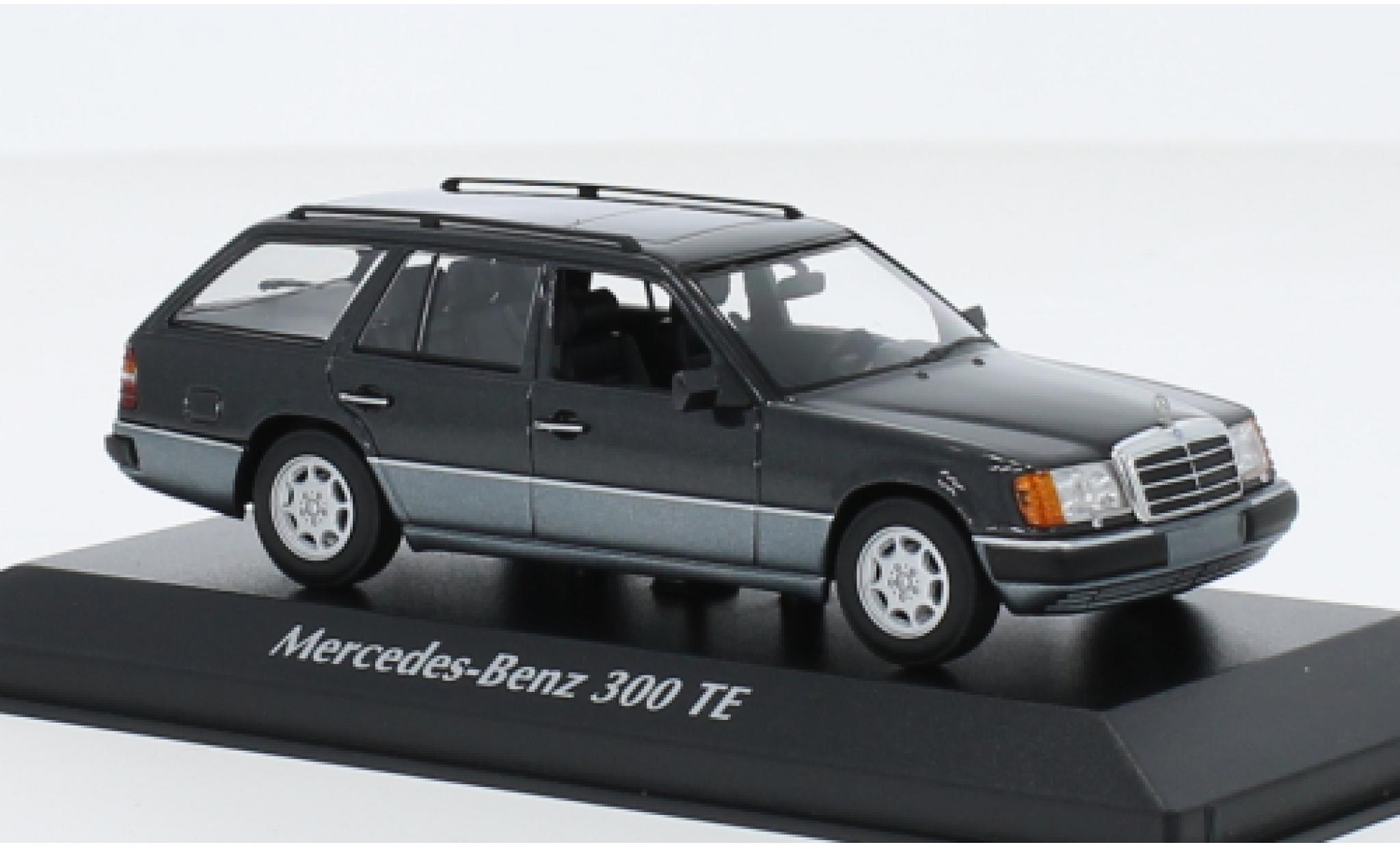 Mercedes 300 1/43 Maxichamps TE (S124) metallise black 1990 diecast model cars