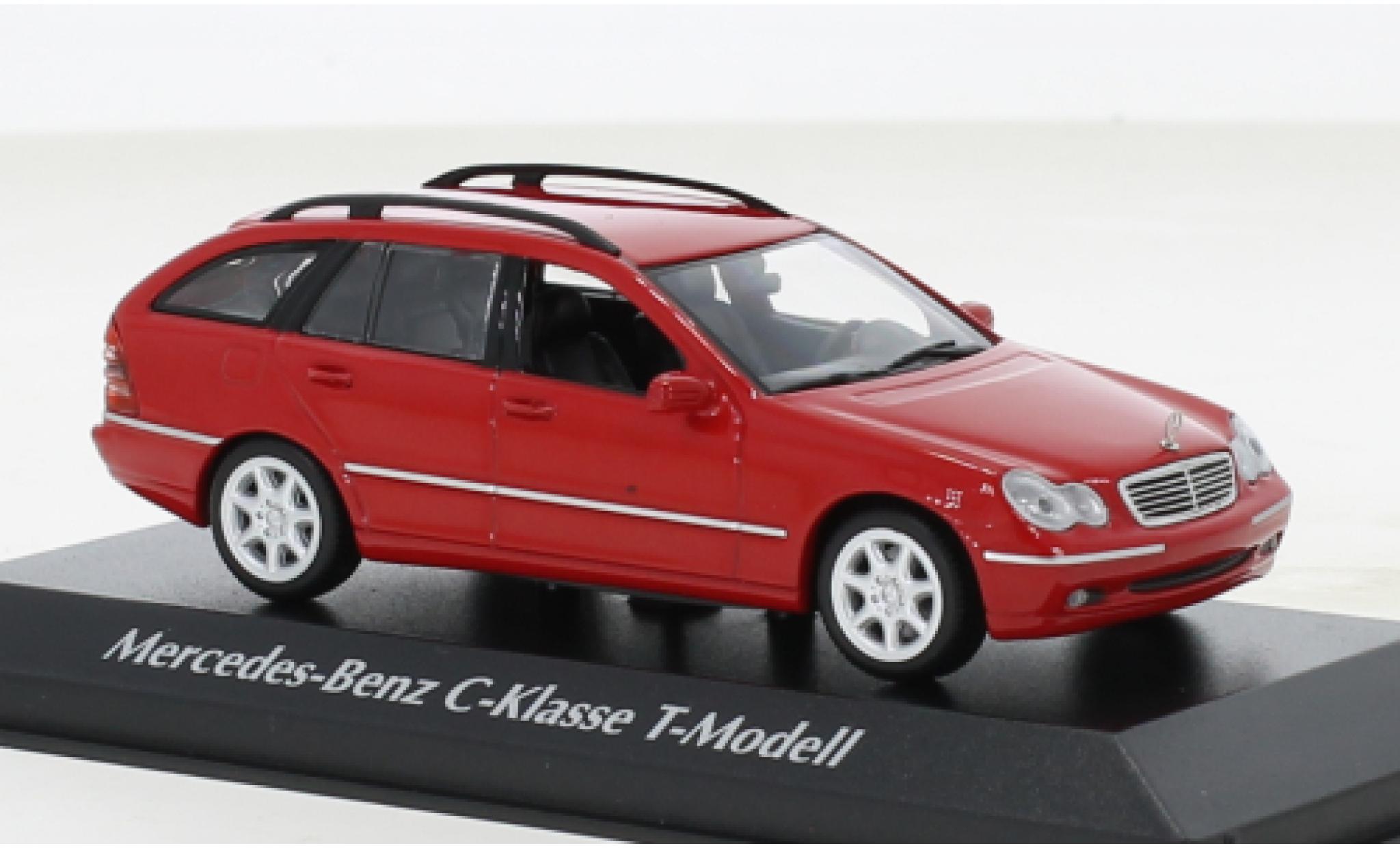 Mercedes Classe C 1/43 Maxichamps T-Modell (S203) red 2001 diecast model cars