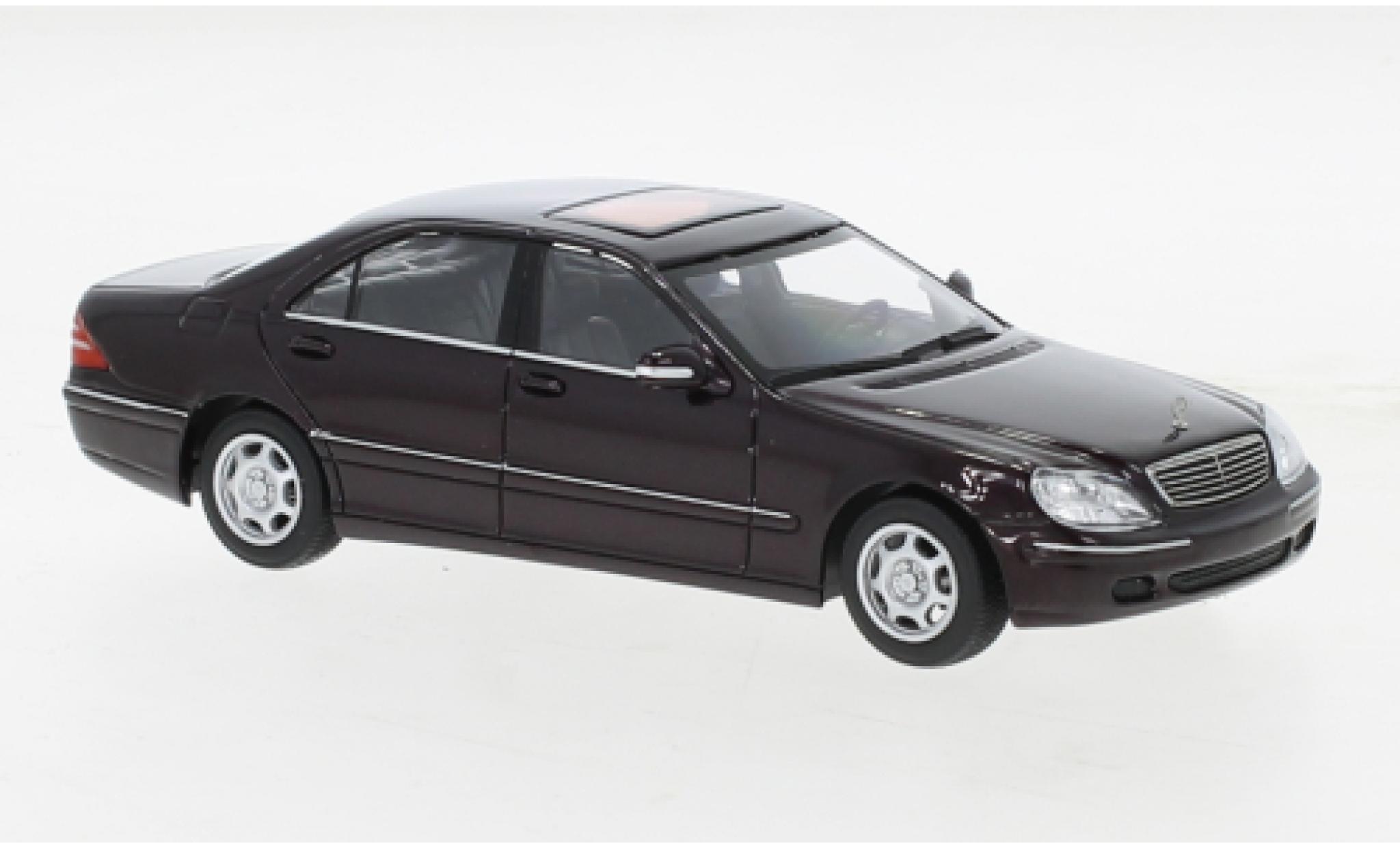 Mercedes Classe S 1/43 Maxichamps (W220) metallise red 1998 diecast model cars