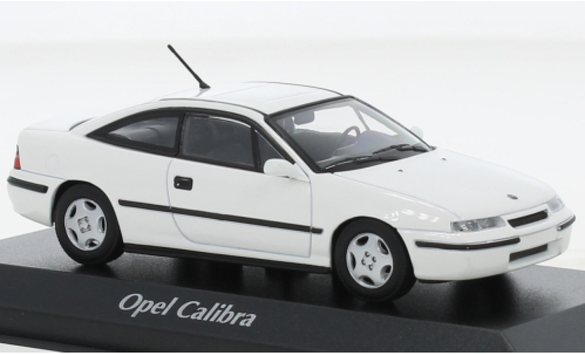Opel Calibra 1/43 Maxichamps white 1989 diecast model cars