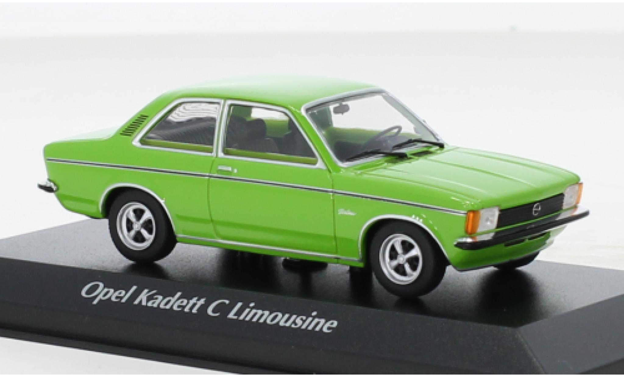 Opel Kadett 1/43 Maxichamps C Saloon green 1978 diecast model cars