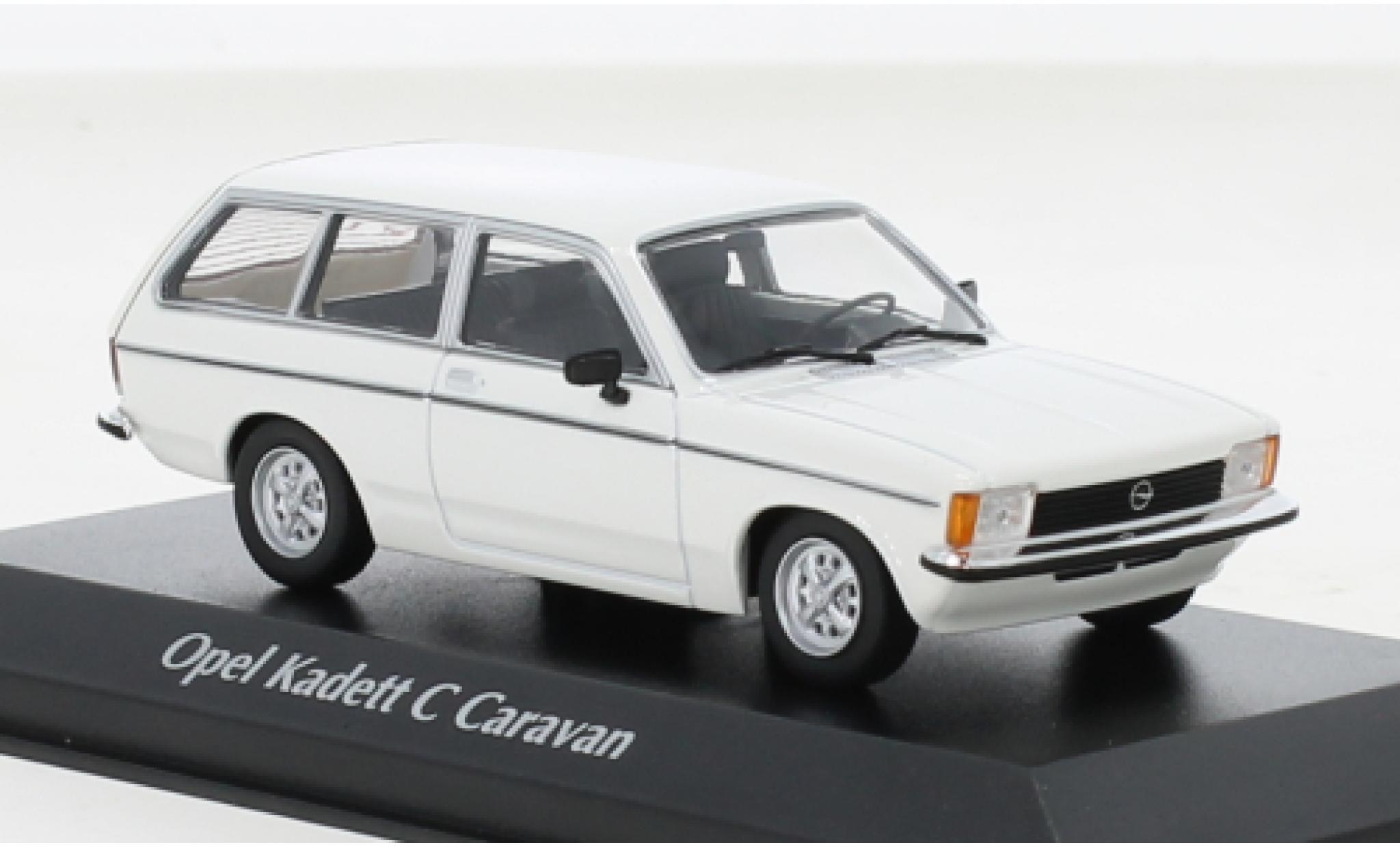 Opel Kadett 1/43 Maxichamps C Caravan L white 1978 diecast model cars