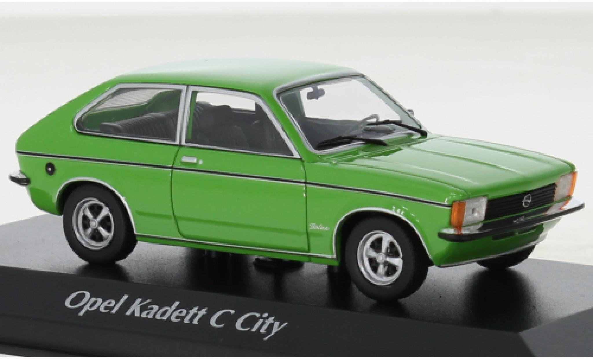 Opel Kadett 1/43 Maxichamps C City green 1978 diecast model cars