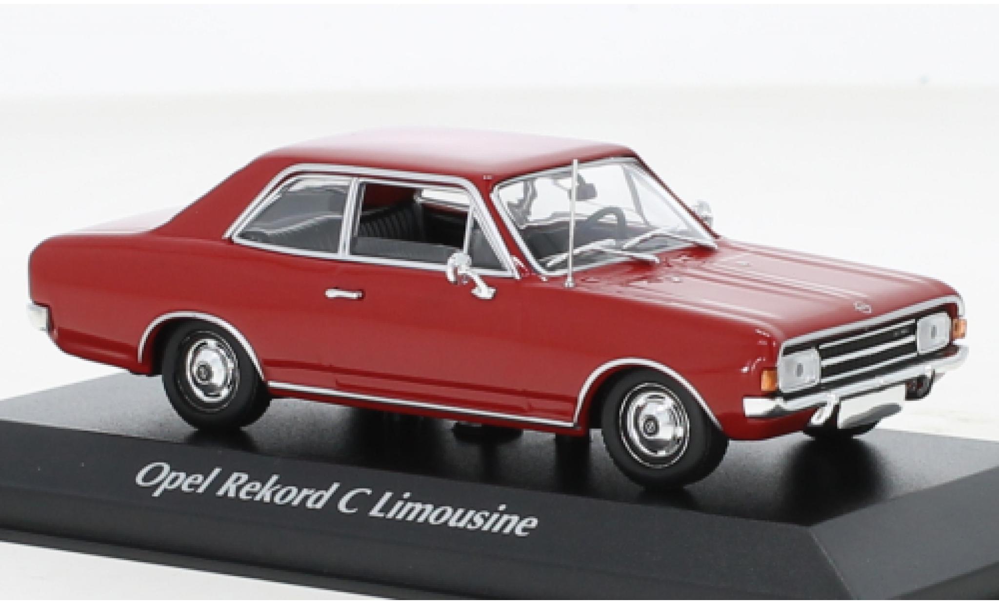 Opel Rekord 1/43 Maxichamps C red 1966 diecast model cars