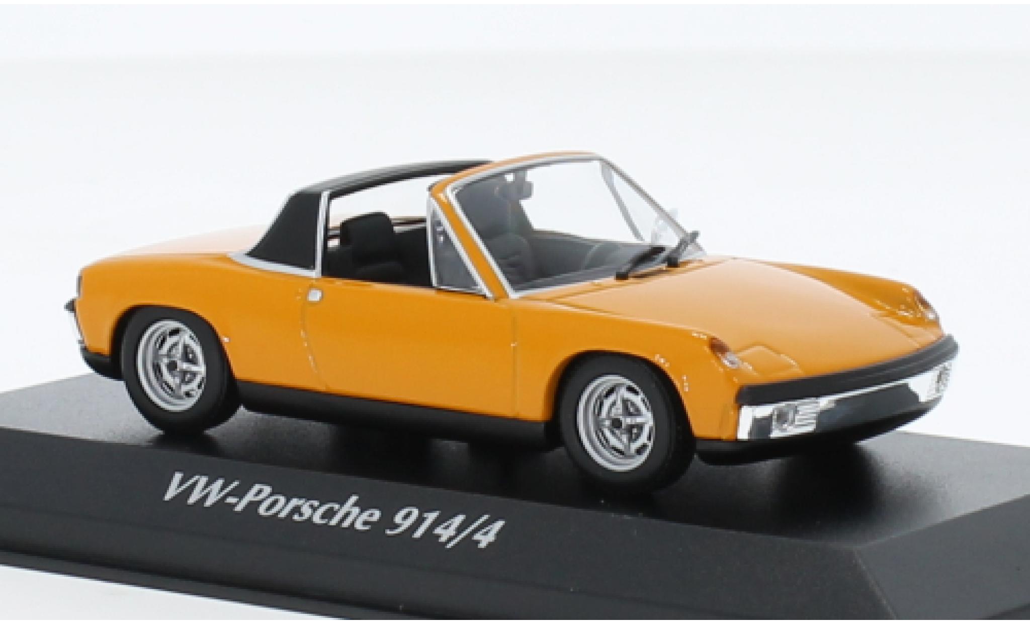 Porsche 914 1/43 Maxichamps /4 orange 1972 diecast model cars