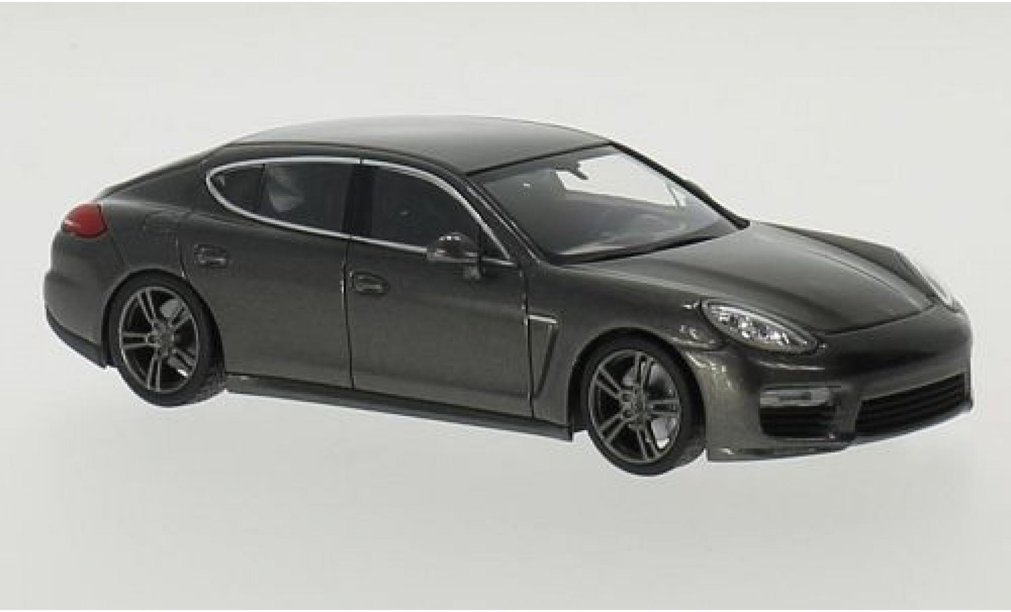 Porsche Panamera Turbo 1/43 Maxichamps metallise grey 2013 diecast model cars