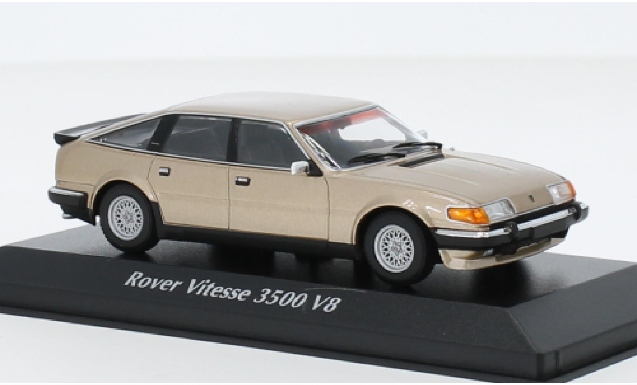 Rover Vitesse 1/43 Maxichamps 3500 V8 metallise beige 1986 diecast model cars