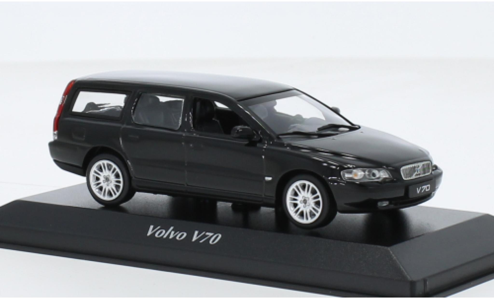 Volvo V70 1/43 Maxichamps Estate black 2000 diecast model cars
