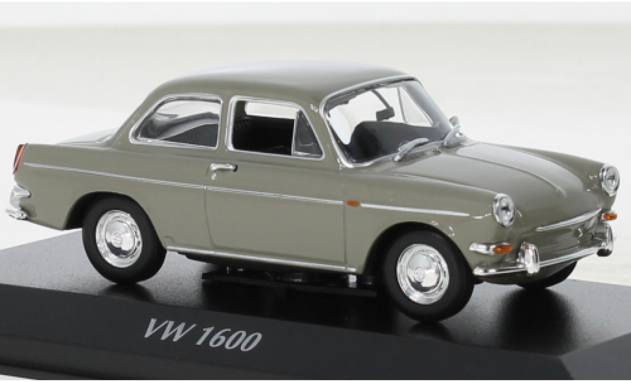 Volkswagen 1600 1/43 Maxichamps beige 1966 diecast model cars