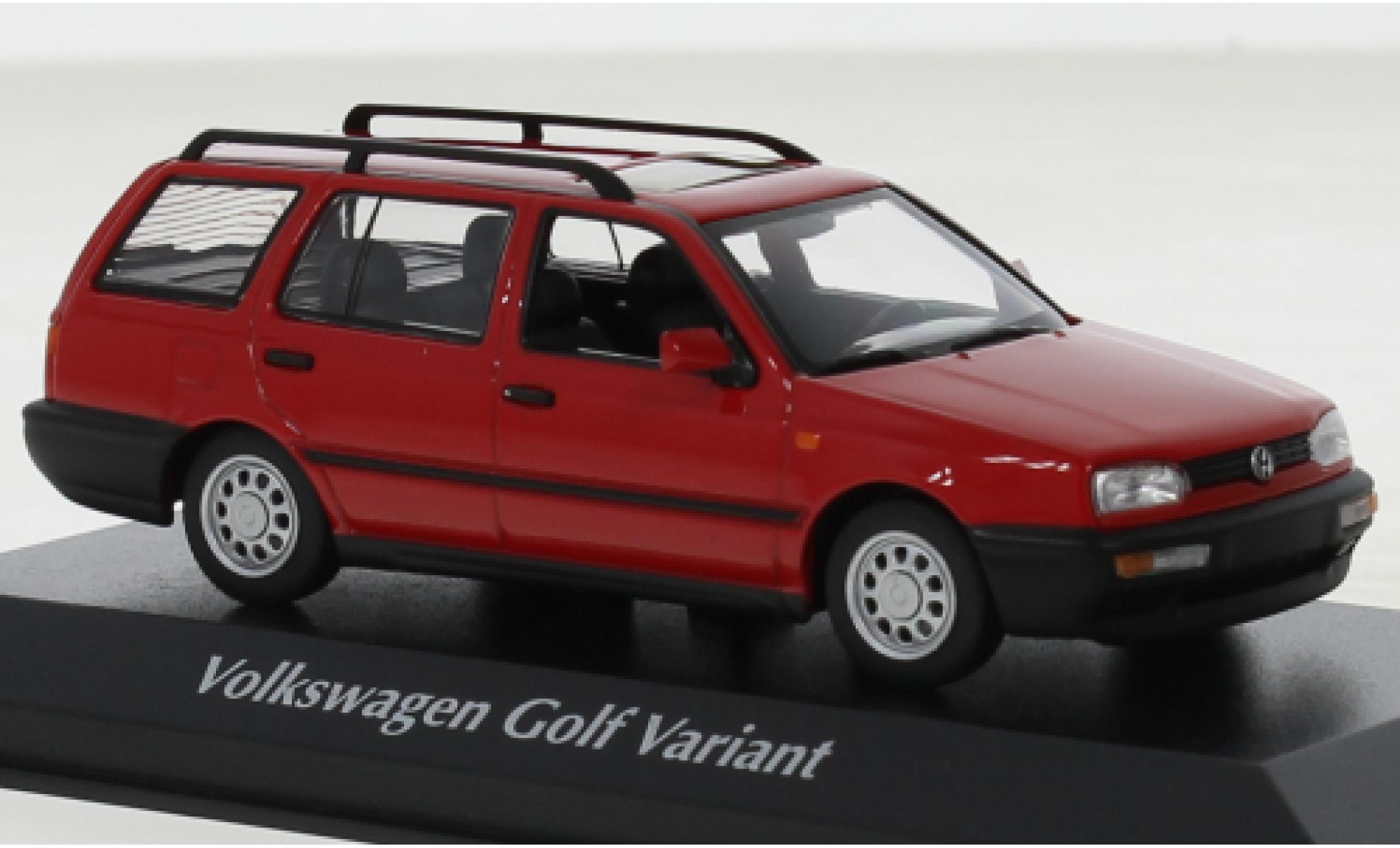 Volkswagen Golf 1/43 Maxichamps Variant red 1997 diecast model cars
