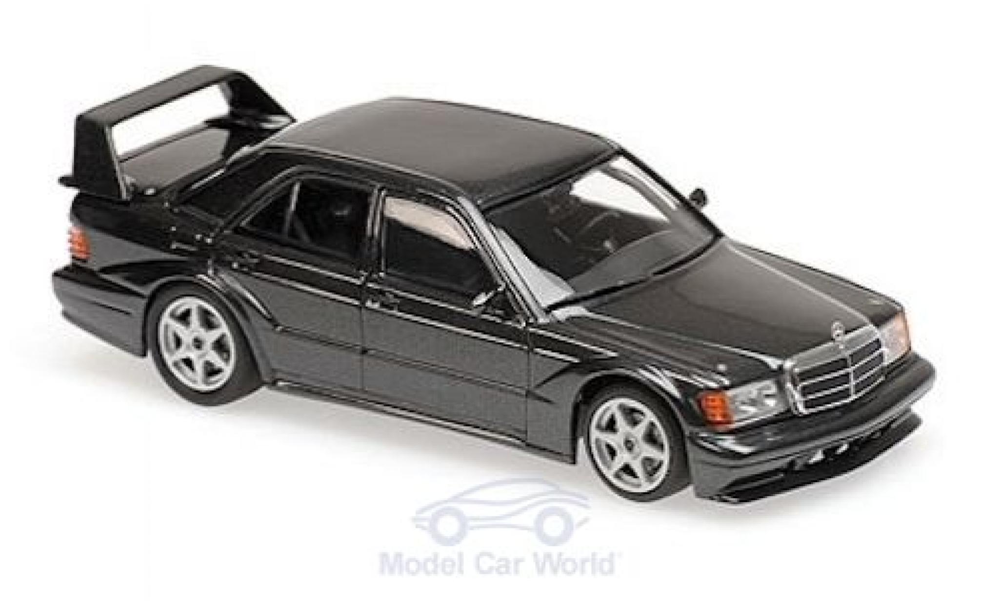 Mercedes 190 1/43 Maxichamps E 2.5-16 EVO 2 metallic black 1990 diecast model cars