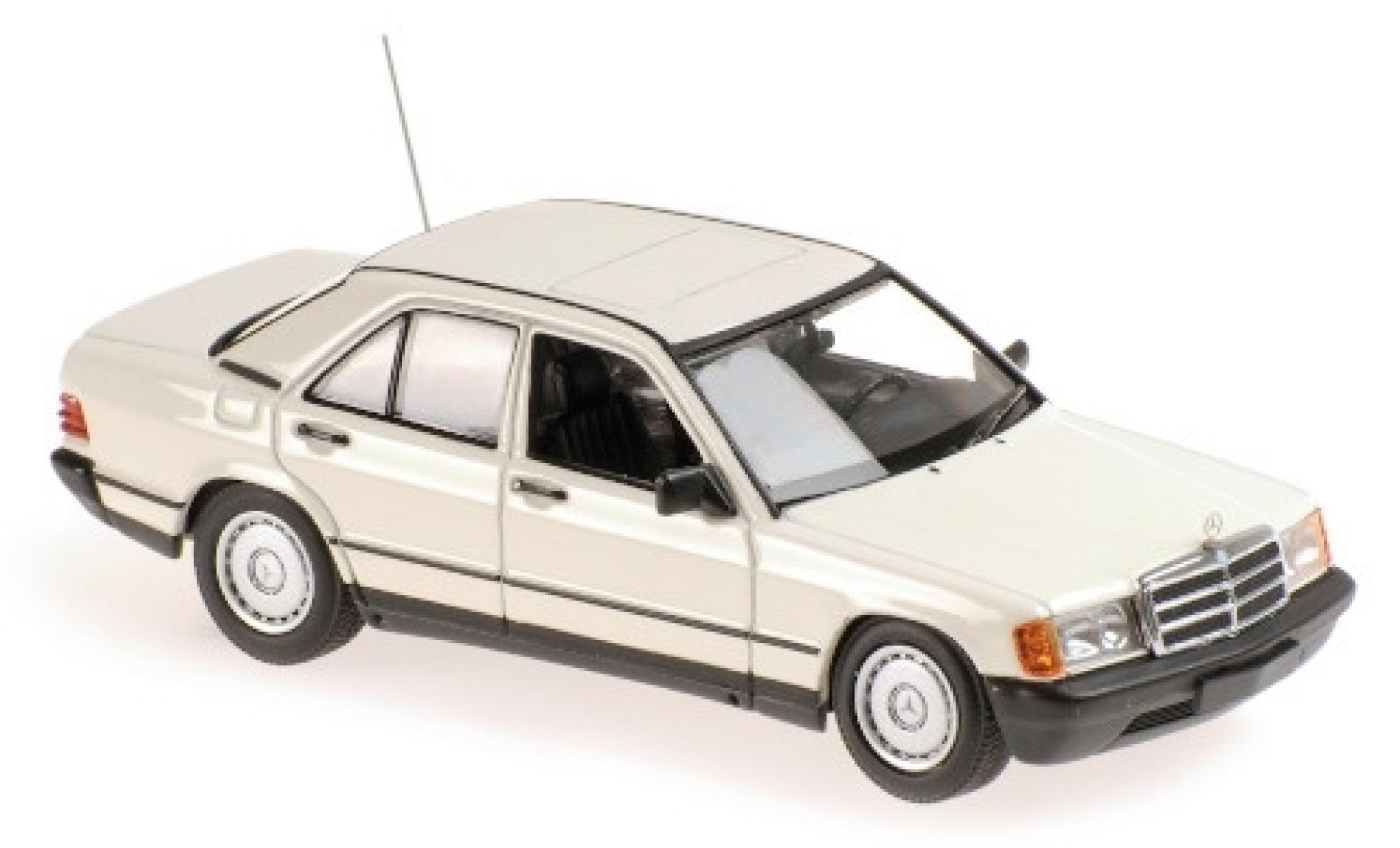 Mercedes 190 1/43 Maxichamps E (W201) white 1984 diecast model cars