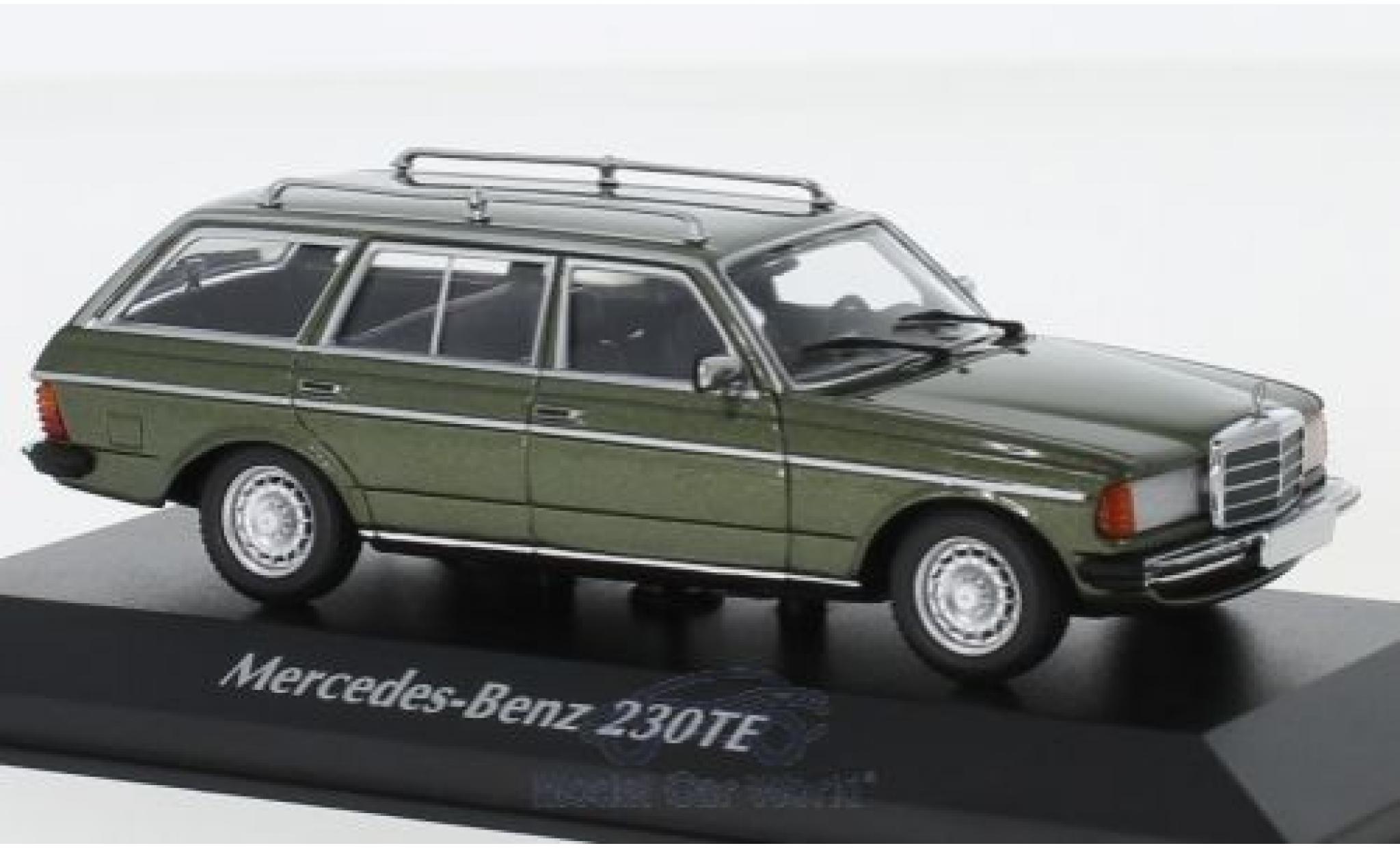 Mercedes 230 1/43 Maxichamps TE (W123) metallic green 1982 diecast model cars