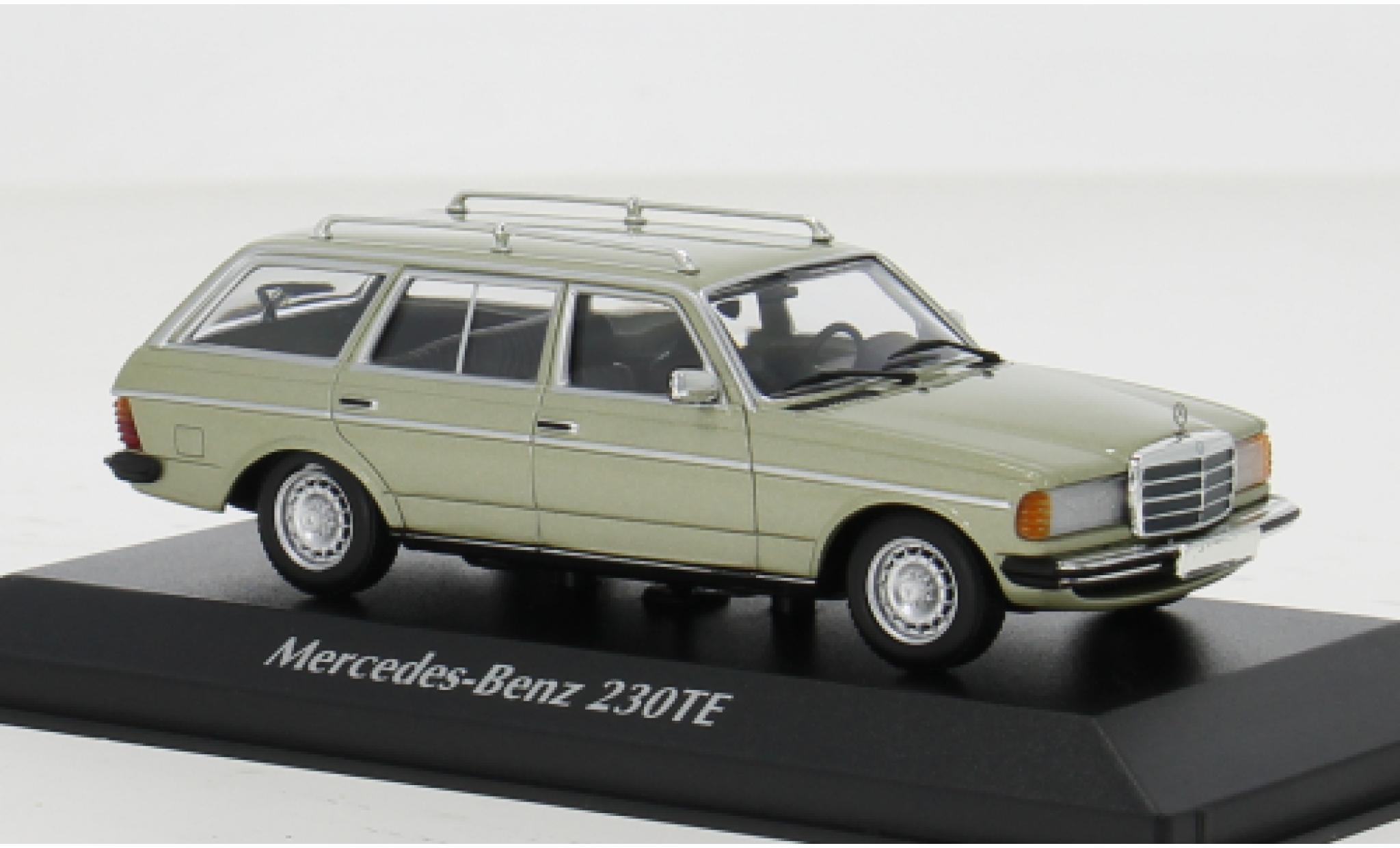 Mercedes 230 1/43 Maxichamps TE (W123) metallise green 1982 1:43 diecast model cars