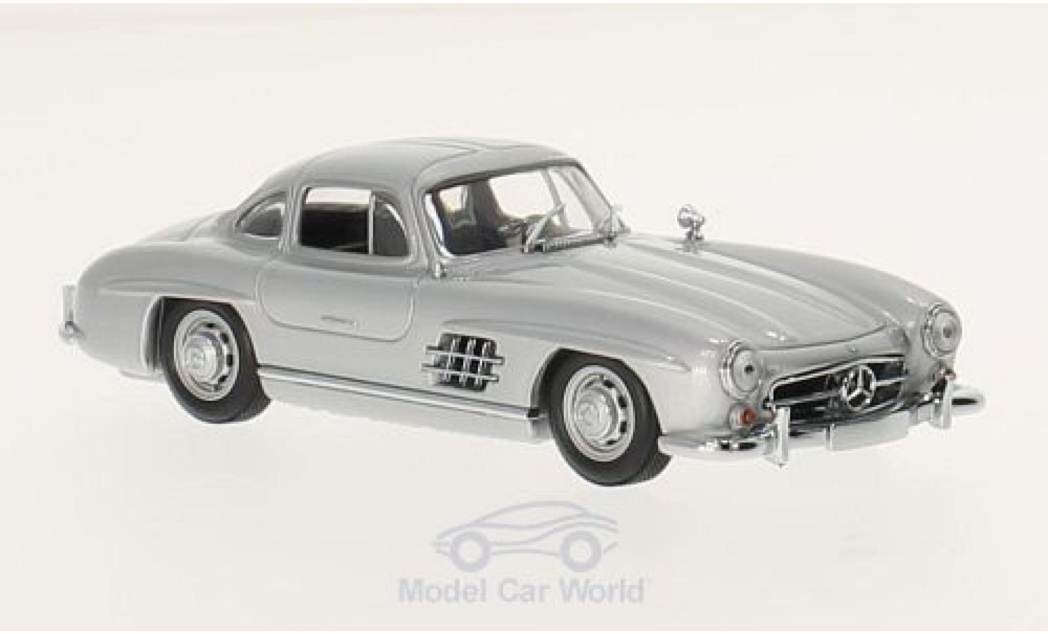 Mercedes 300 SL 1/43 Maxichamps SL (W198 I) grey 1955 diecast model cars