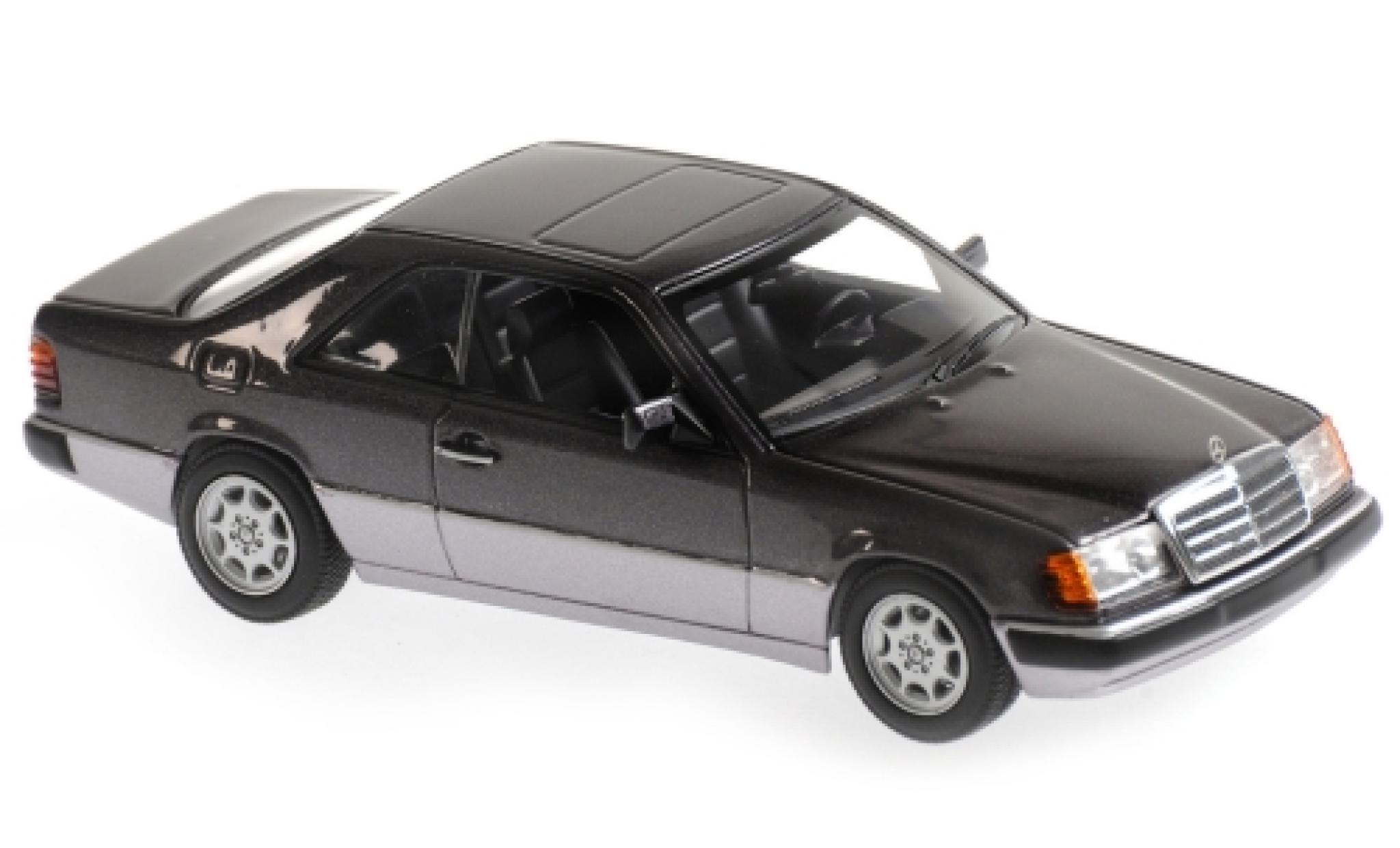 Mercedes Classe E 1/43 Maxichamps 320 CE-24 (C124) metallic grey 1991 diecast model cars