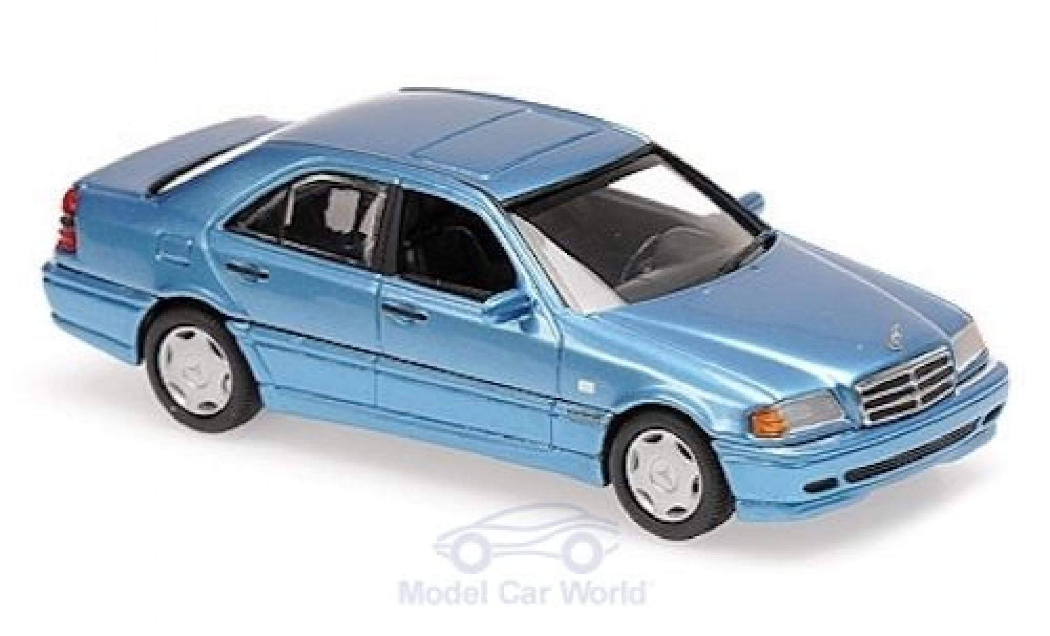 Mercedes Classe C 1/43 Maxichamps (W202) metallic blue 1997 diecast model cars