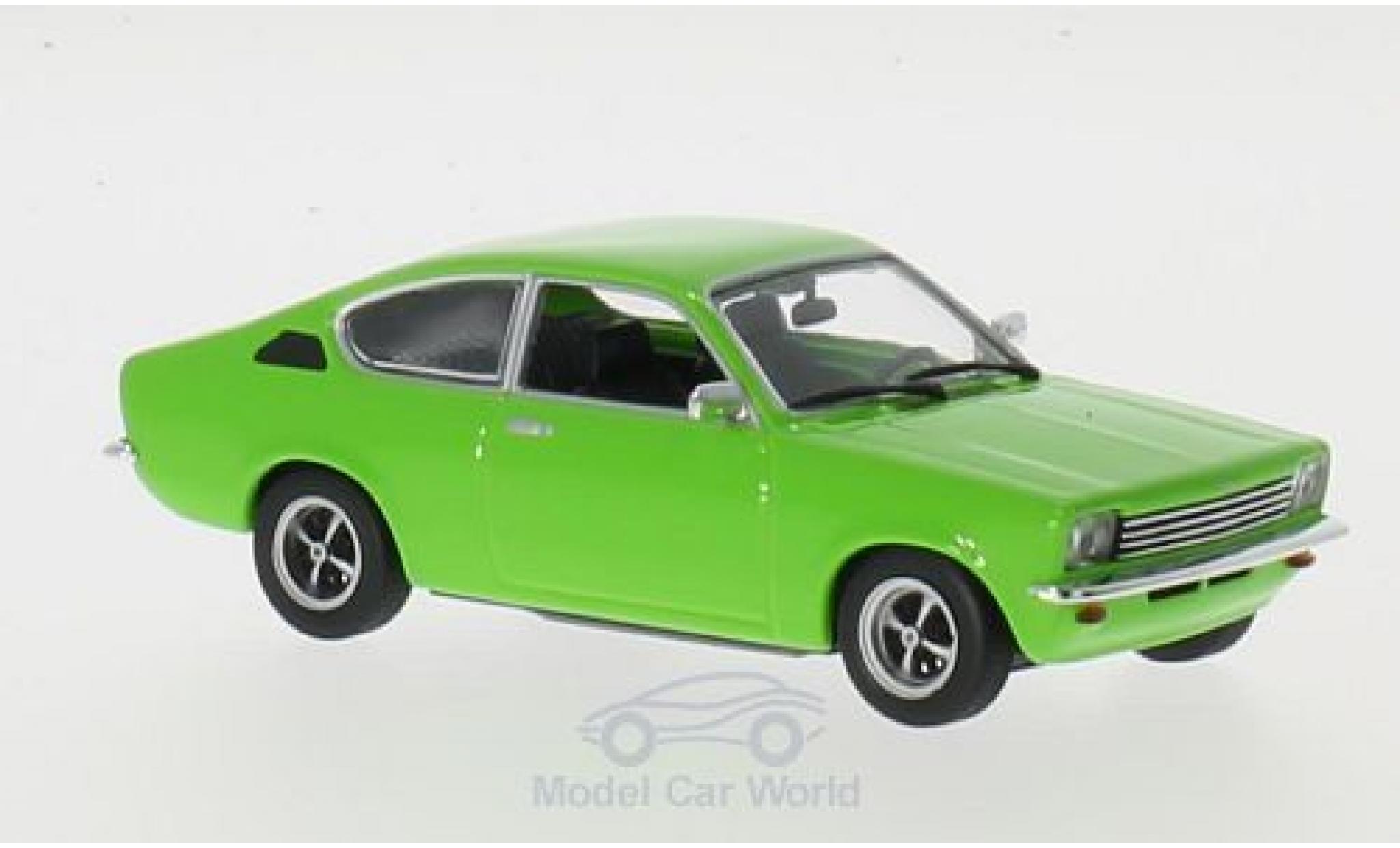 Opel Kadett E 1/43 Maxichamps C Coupe green 1974 diecast model cars
