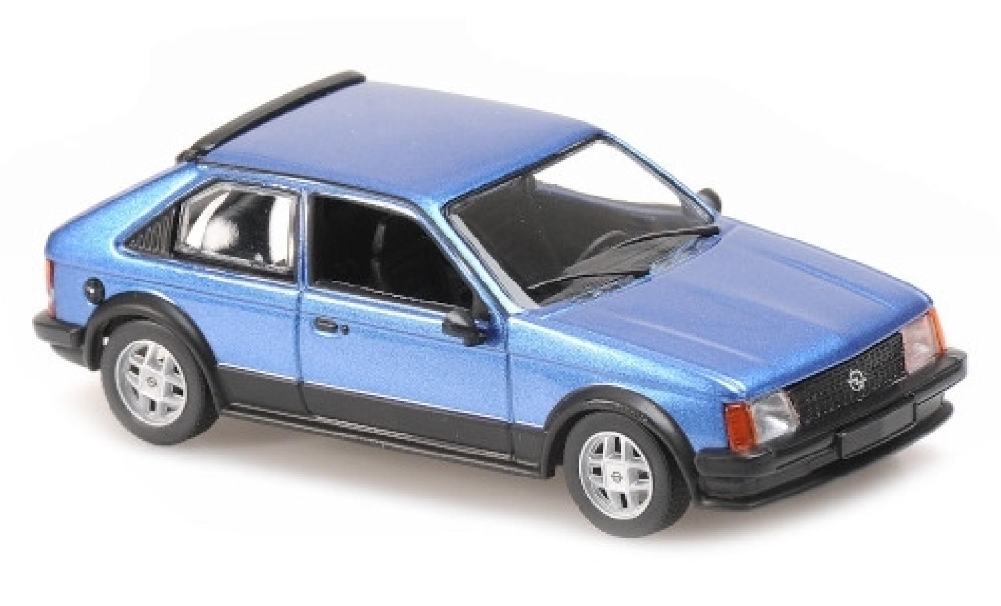 Opel Kadett 1/43 Maxichamps D SR metallic blue 1982 diecast model cars