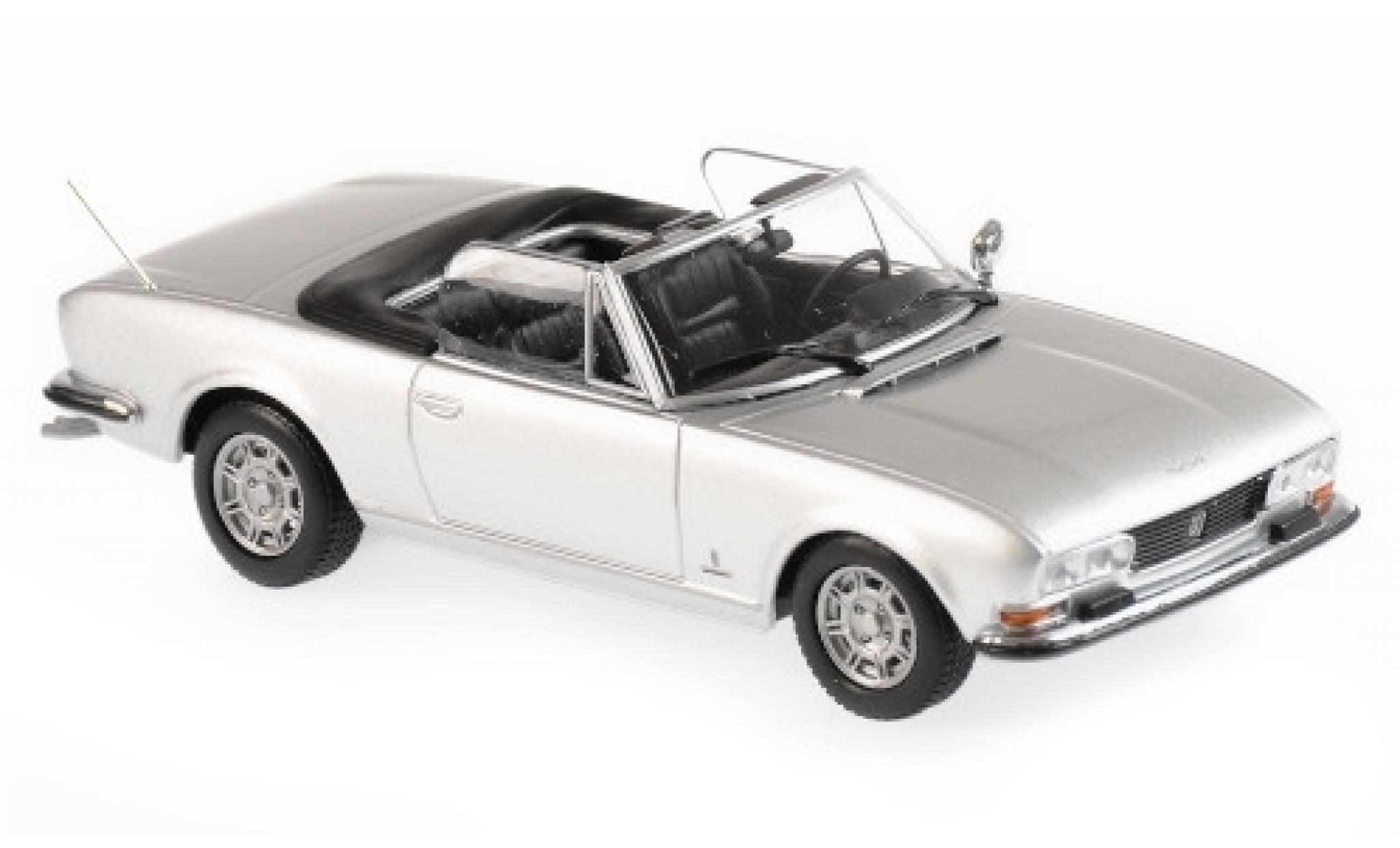 Peugeot 504 1/43 Maxichamps Convertible grey 1977 diecast model cars