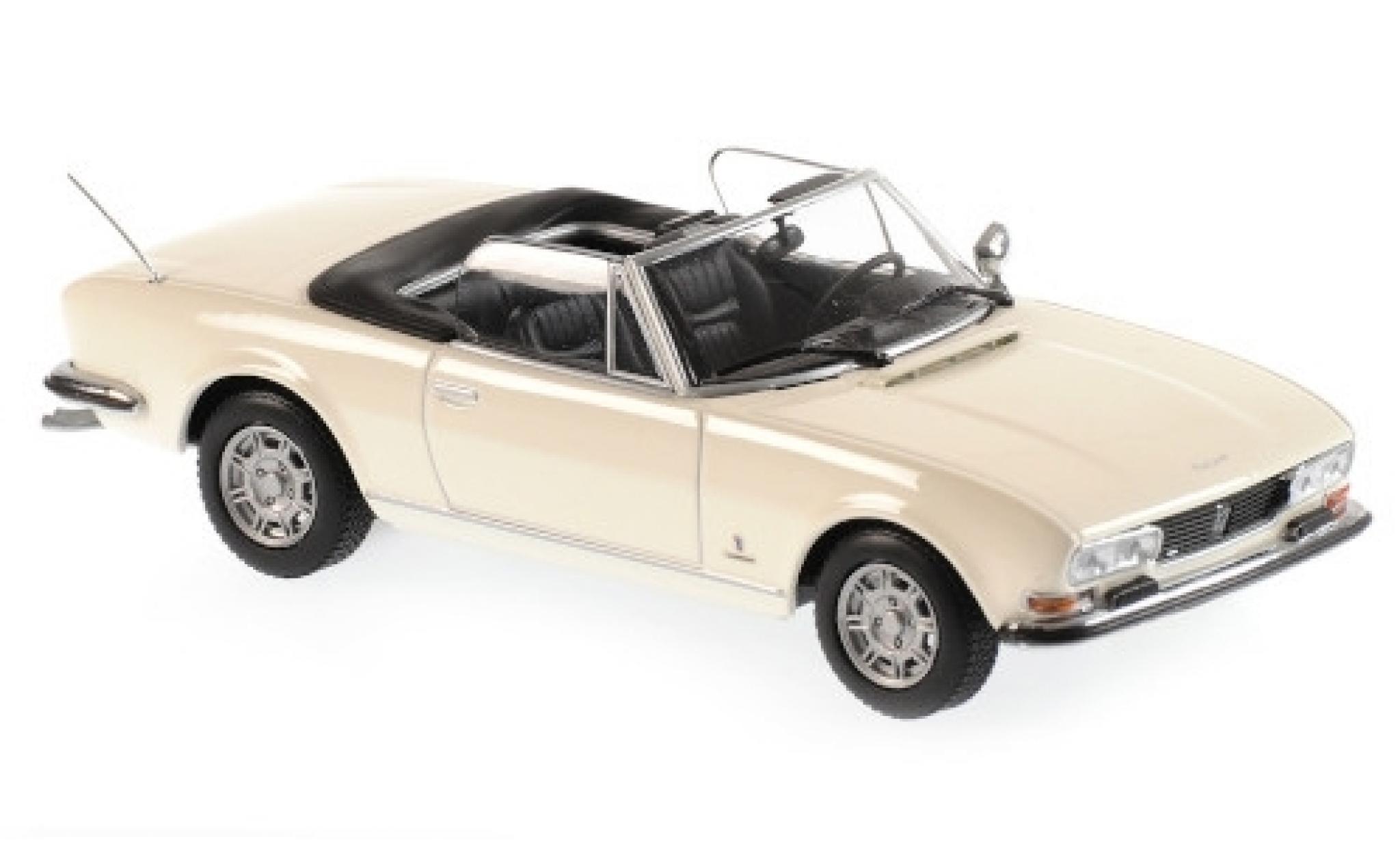 Peugeot 504 1/43 Maxichamps Convertible white 1977 diecast model cars