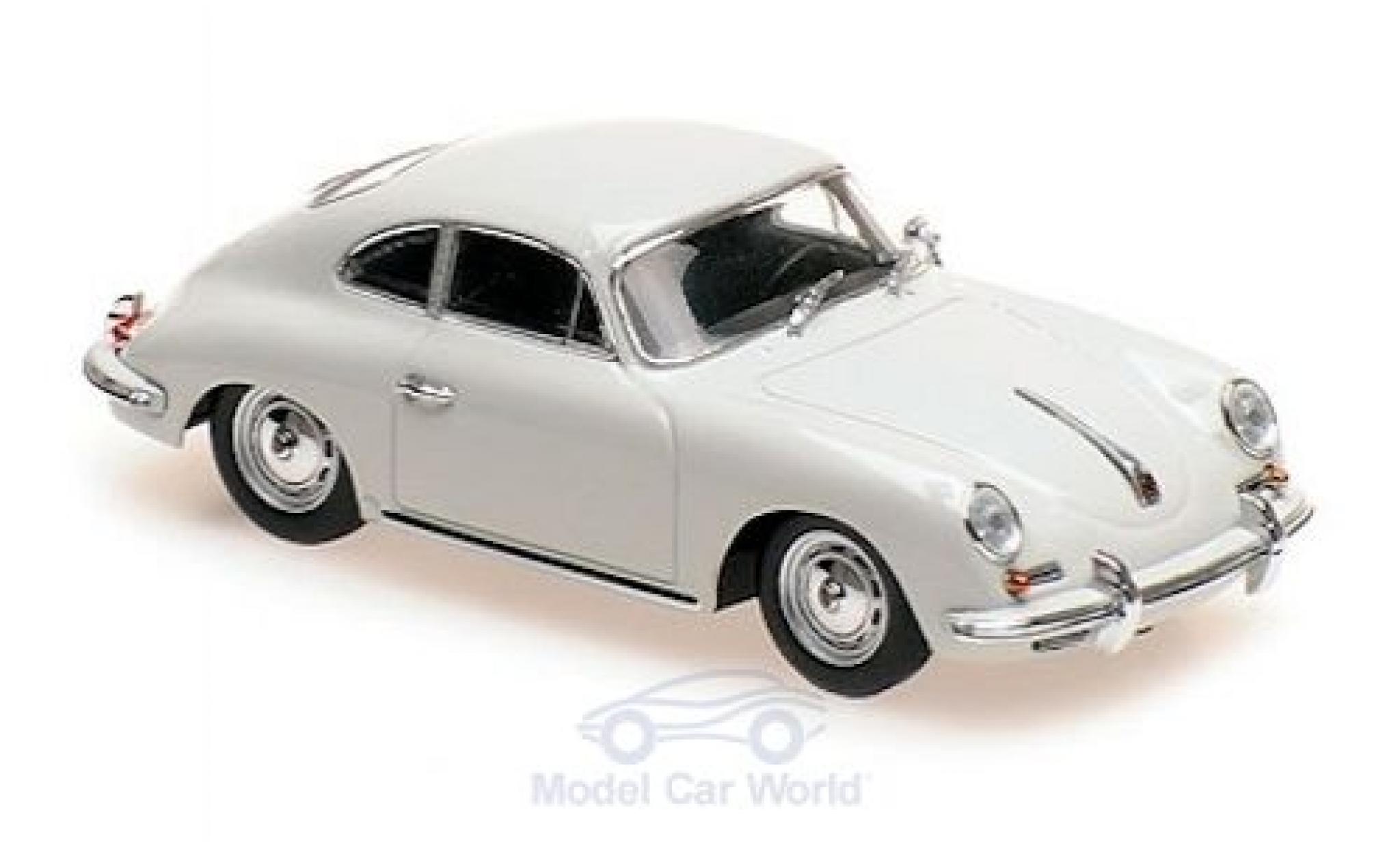 Porsche 356 1/43 Maxichamps B Coupe grey 1961 diecast model cars