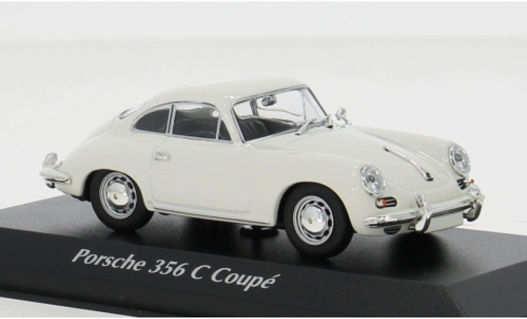 Porsche 356 1/43 Maxichamps C white 1965 1:43 diecast model cars