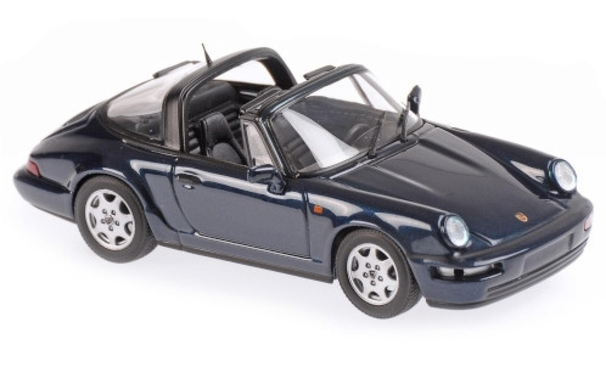 Porsche 964 1/43 Maxichamps 911 () Carrera 2 Targa metallic green 1991 diecast model cars
