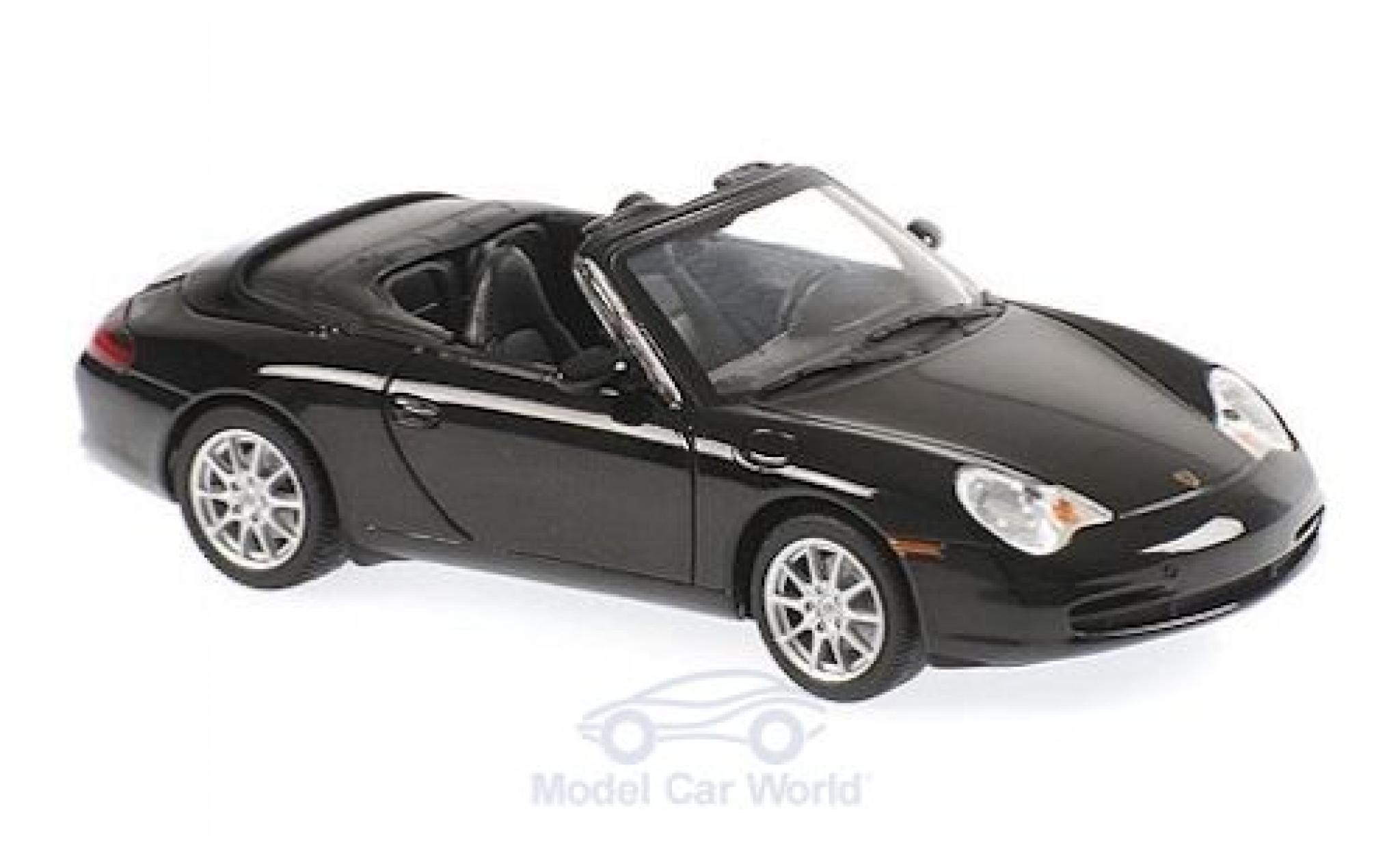 Porsche 996 1/43 Maxichamps 911 () Convertible metallic black 2001 diecast model cars