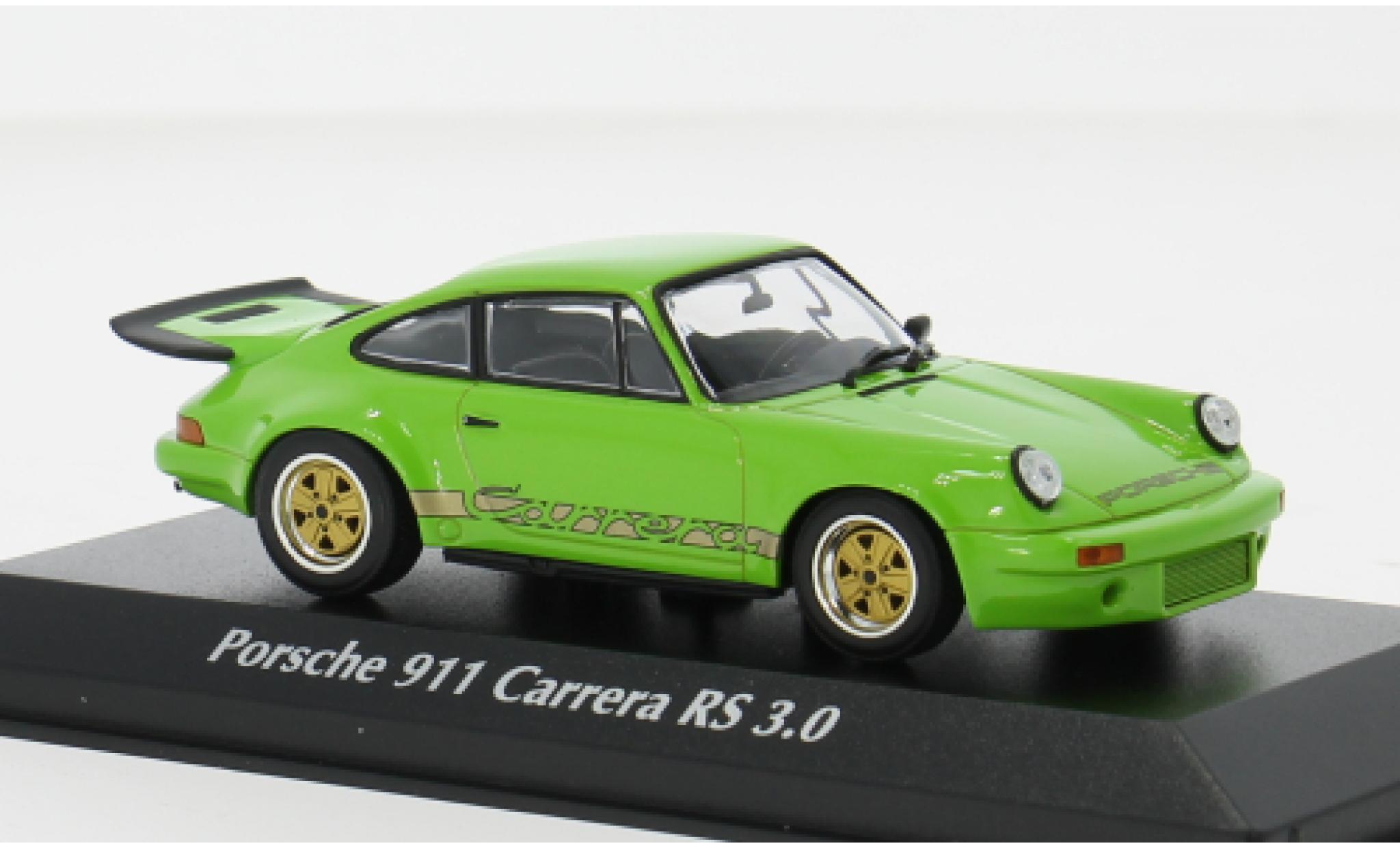 Porsche 930 RS 1/43 Maxichamps 911 Carrera 3.0 white/blue 1974 1:43 diecast model cars