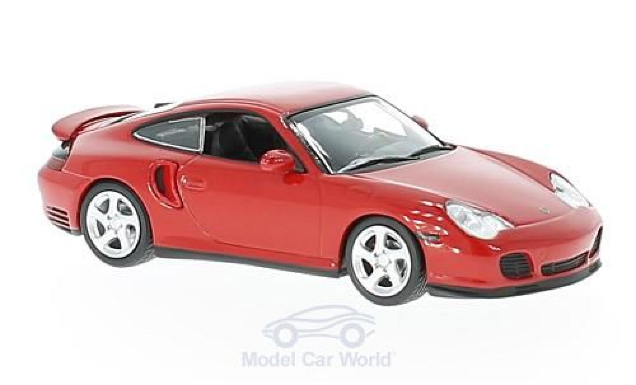 Porsche 996 Turbo 1/43 Maxichamps 911 Turbo () red 1999 diecast model cars