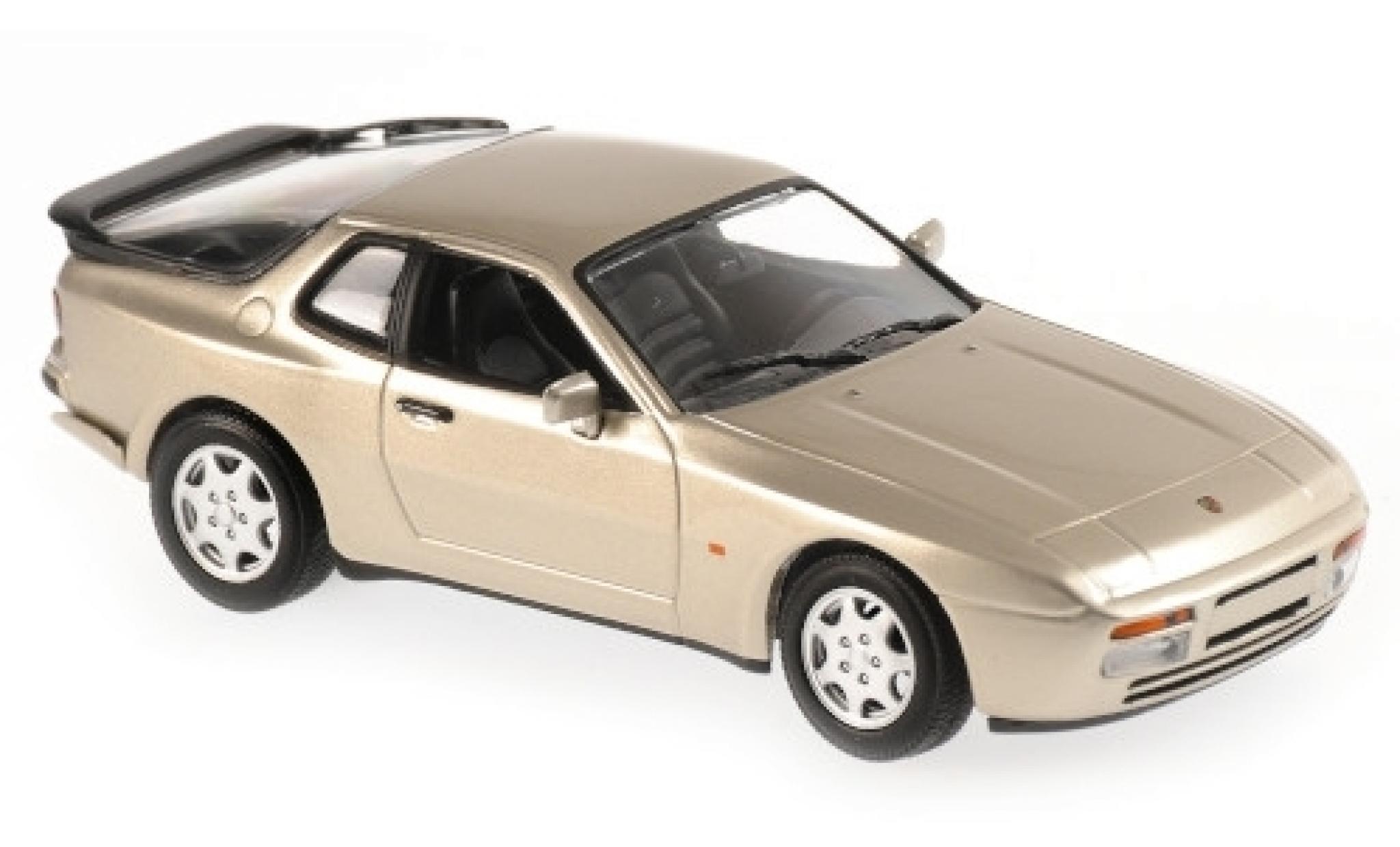 Porsche 944 1/43 Maxichamps S2 metallic beige 1989 diecast model cars