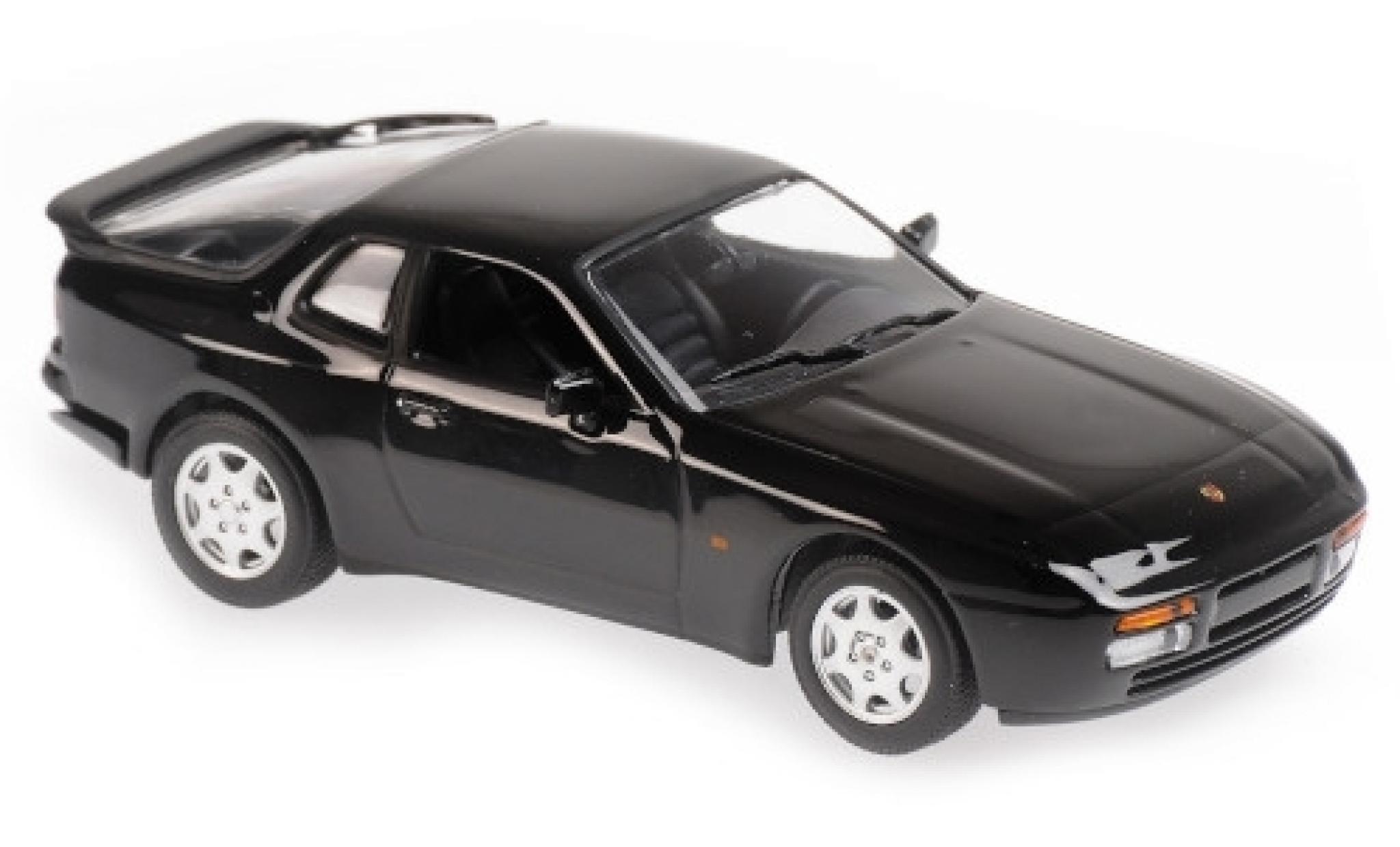 Porsche 944 1/43 Maxichamps S2 black 1989 diecast model cars