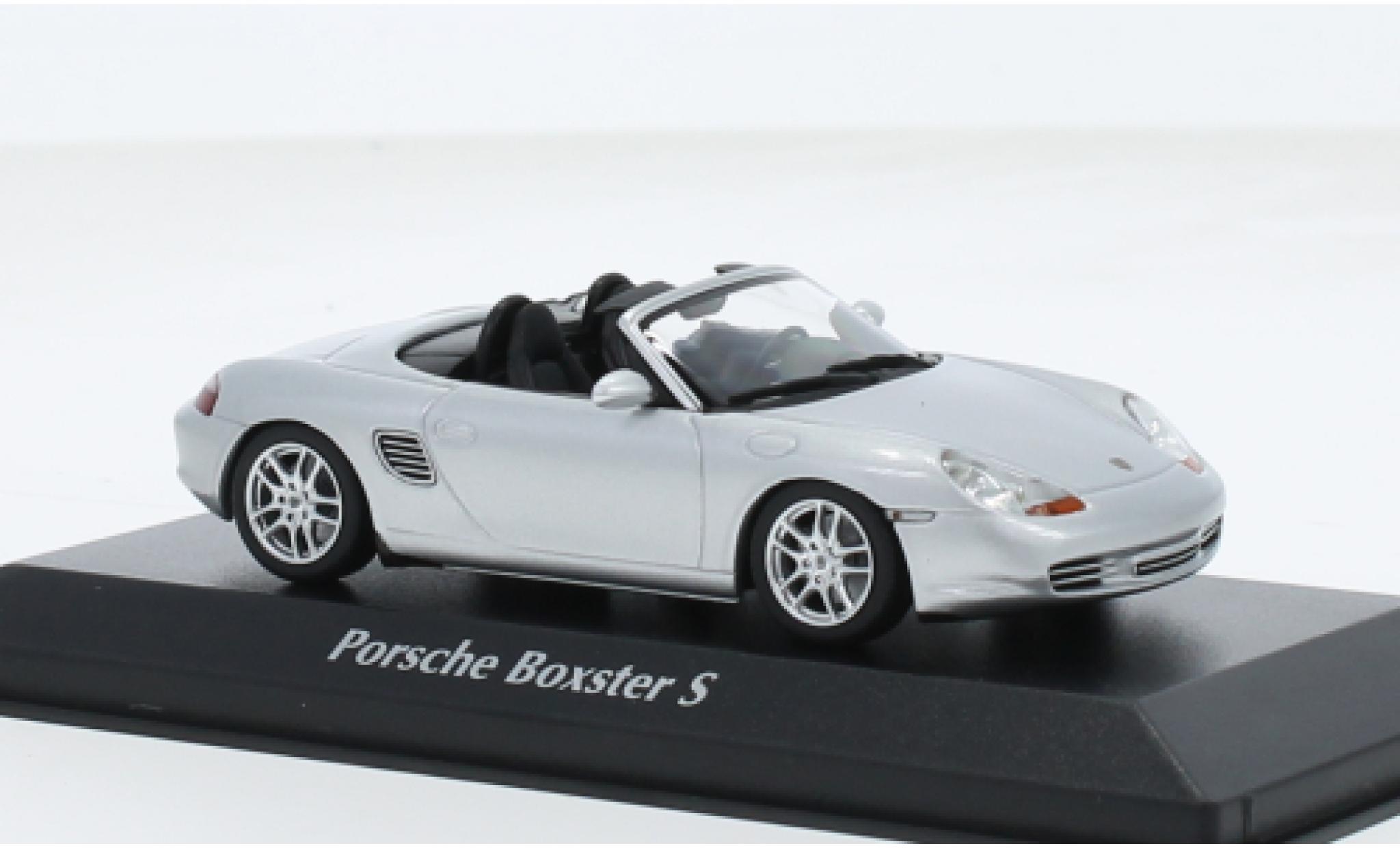Porsche Boxster 1/43 Maxichamps S silver 2002 1:43 diecast model cars