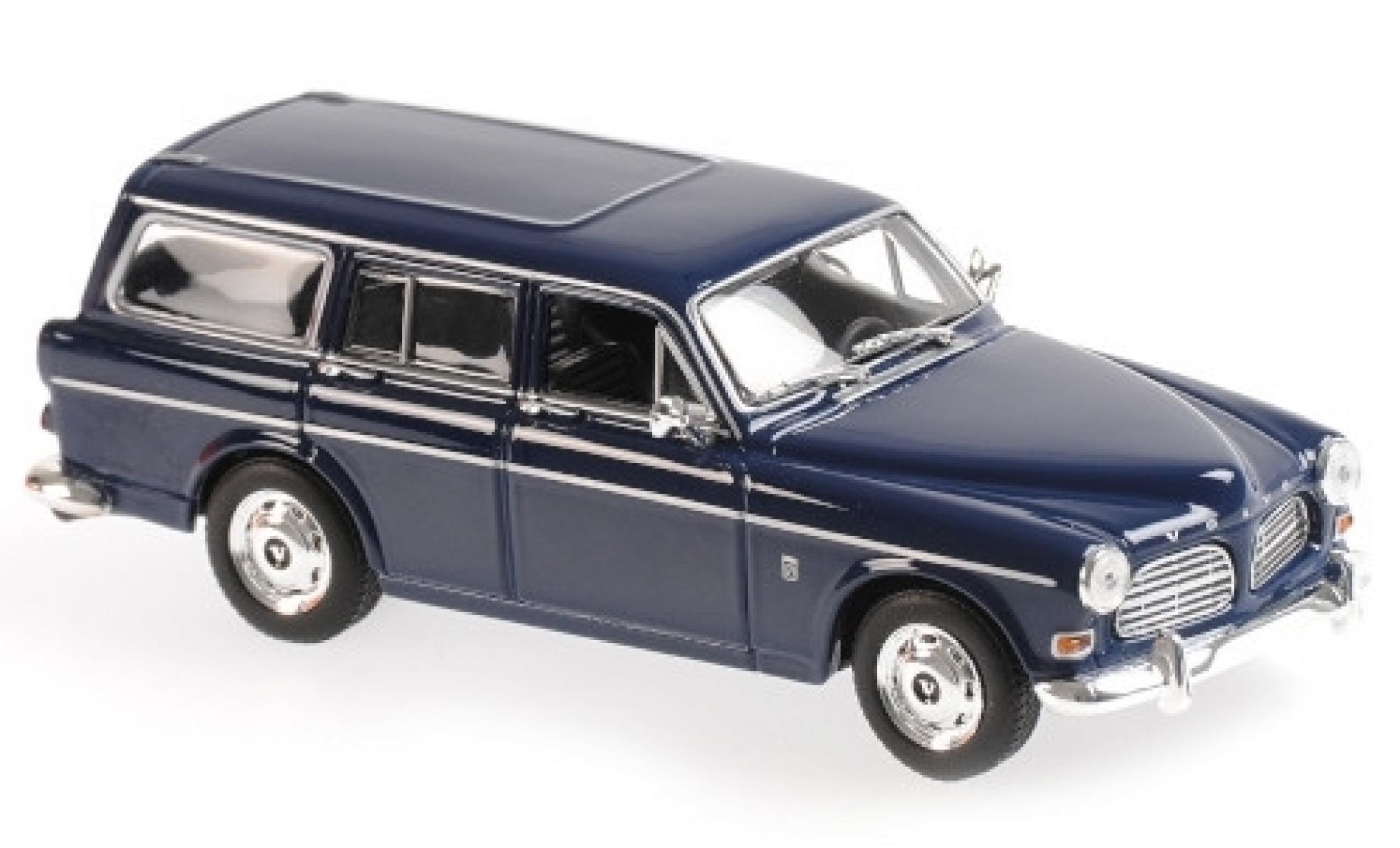Volvo 121 1/43 Maxichamps Amazon Estate blue 1966 diecast model cars