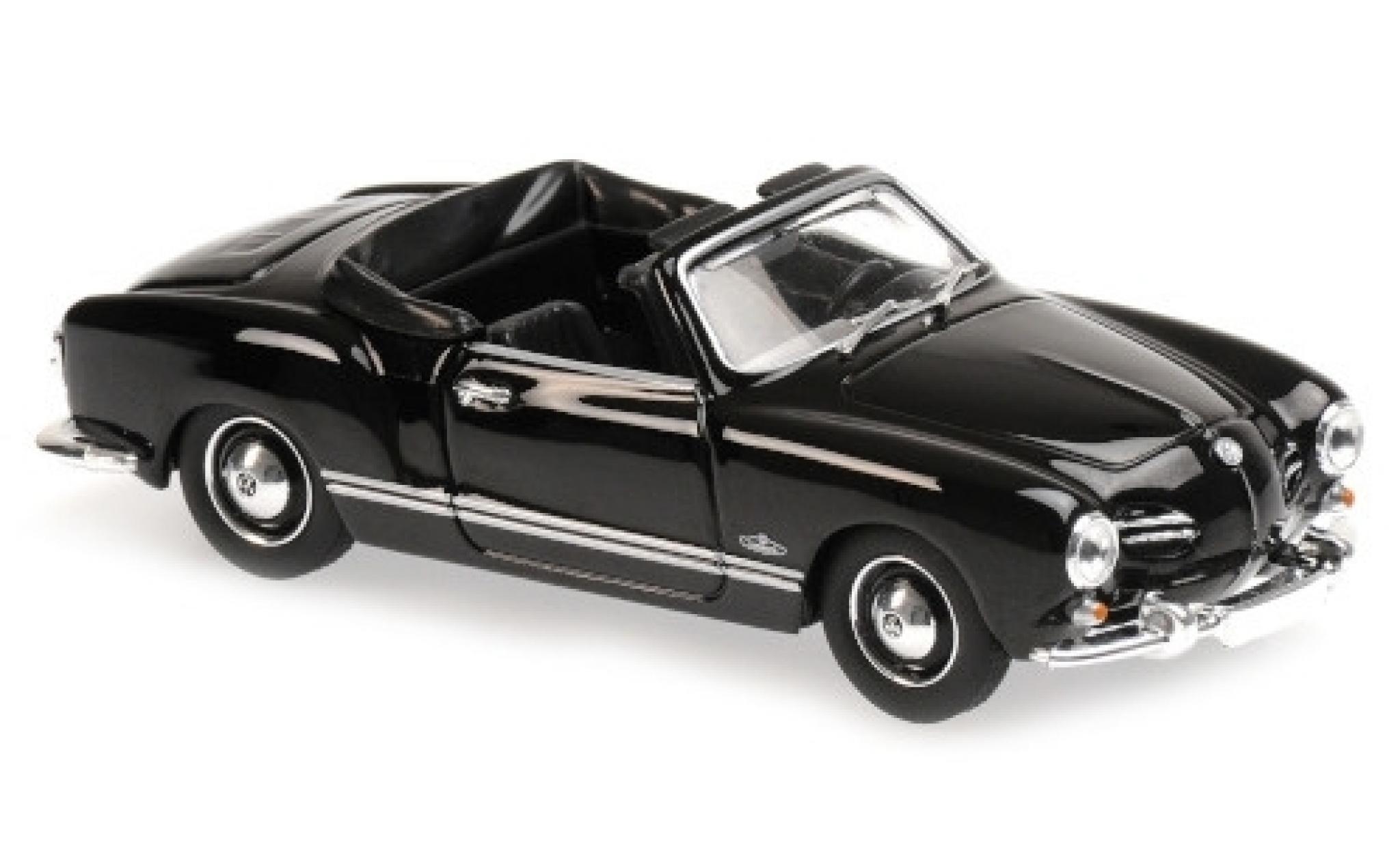 Volkswagen Karmann 1/43 Maxichamps Ghia Convertible (Typ 14) black 1955 diecast model cars