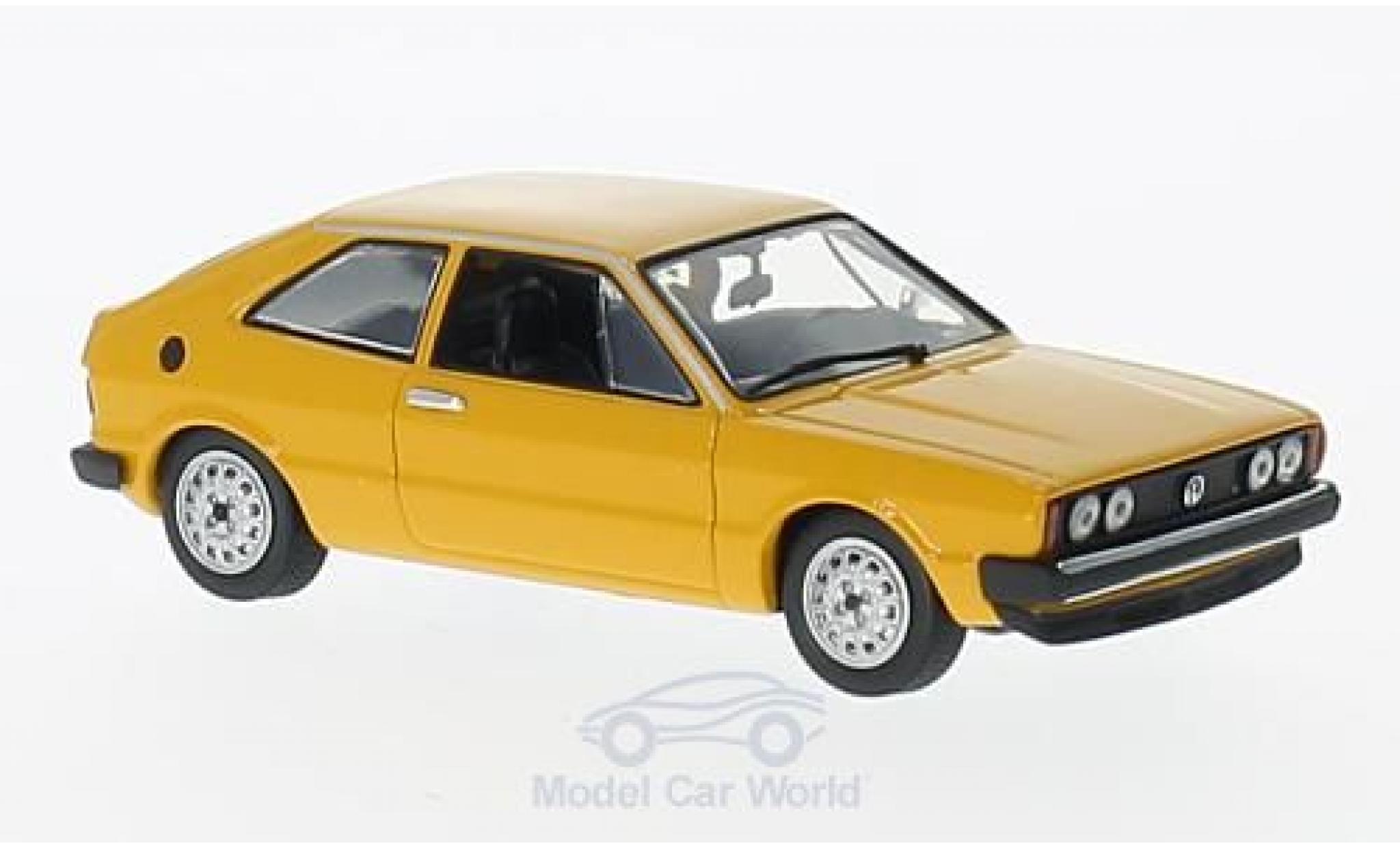 Volkswagen Scirocco 1/43 Maxichamps yellow 1974 diecast model cars