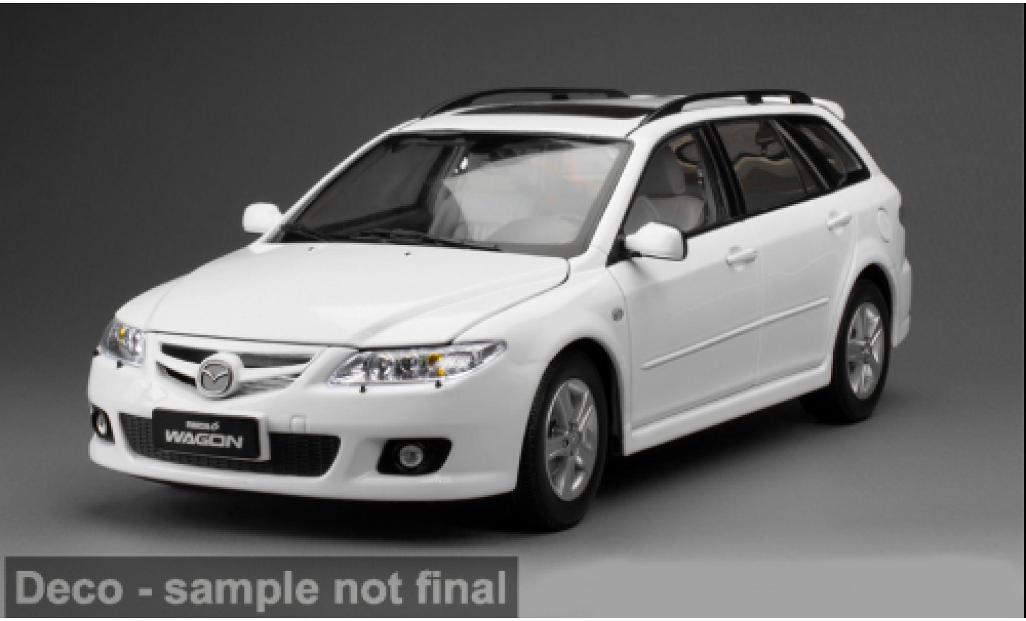 Mazda 6 1/18 Sun Star white 1:18 diecast model cars
