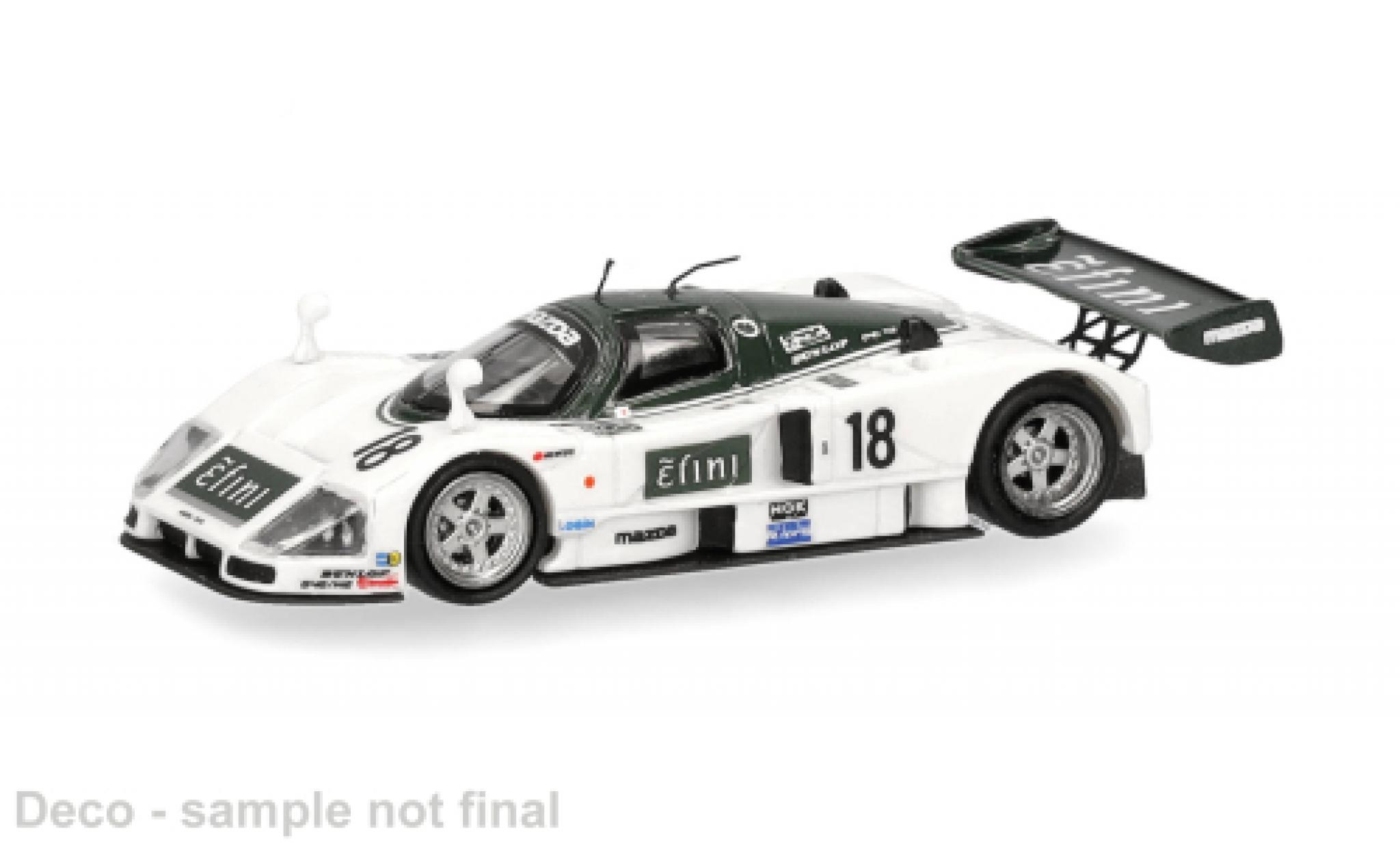 Mazda 787B 1/87 Micro City 87 white 1:87 diecast model cars