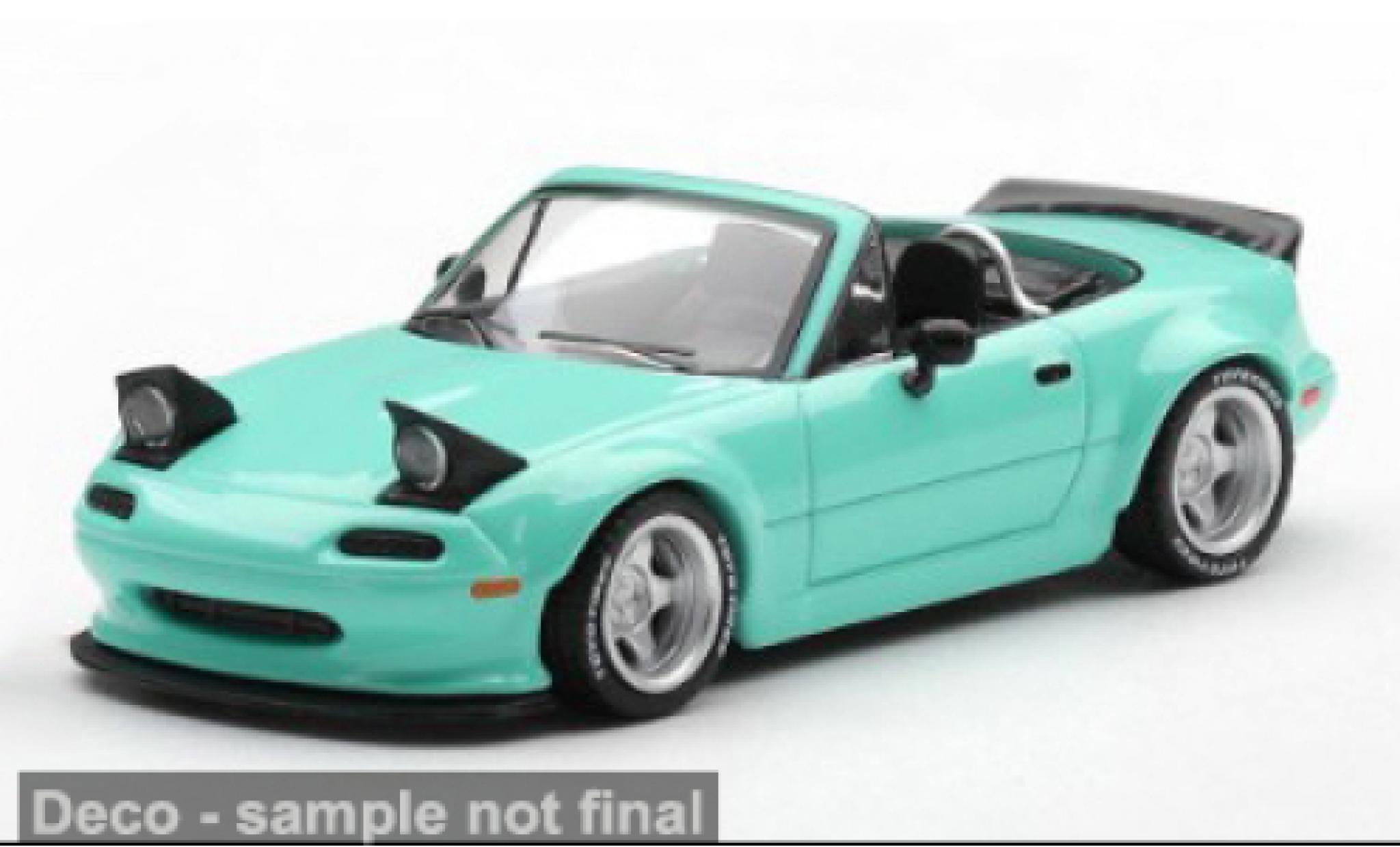 Mazda MX5 1/64 Mini GT (NA) Pandem Body Kit t&uuml;rkis 2026 1:64 diecast model cars