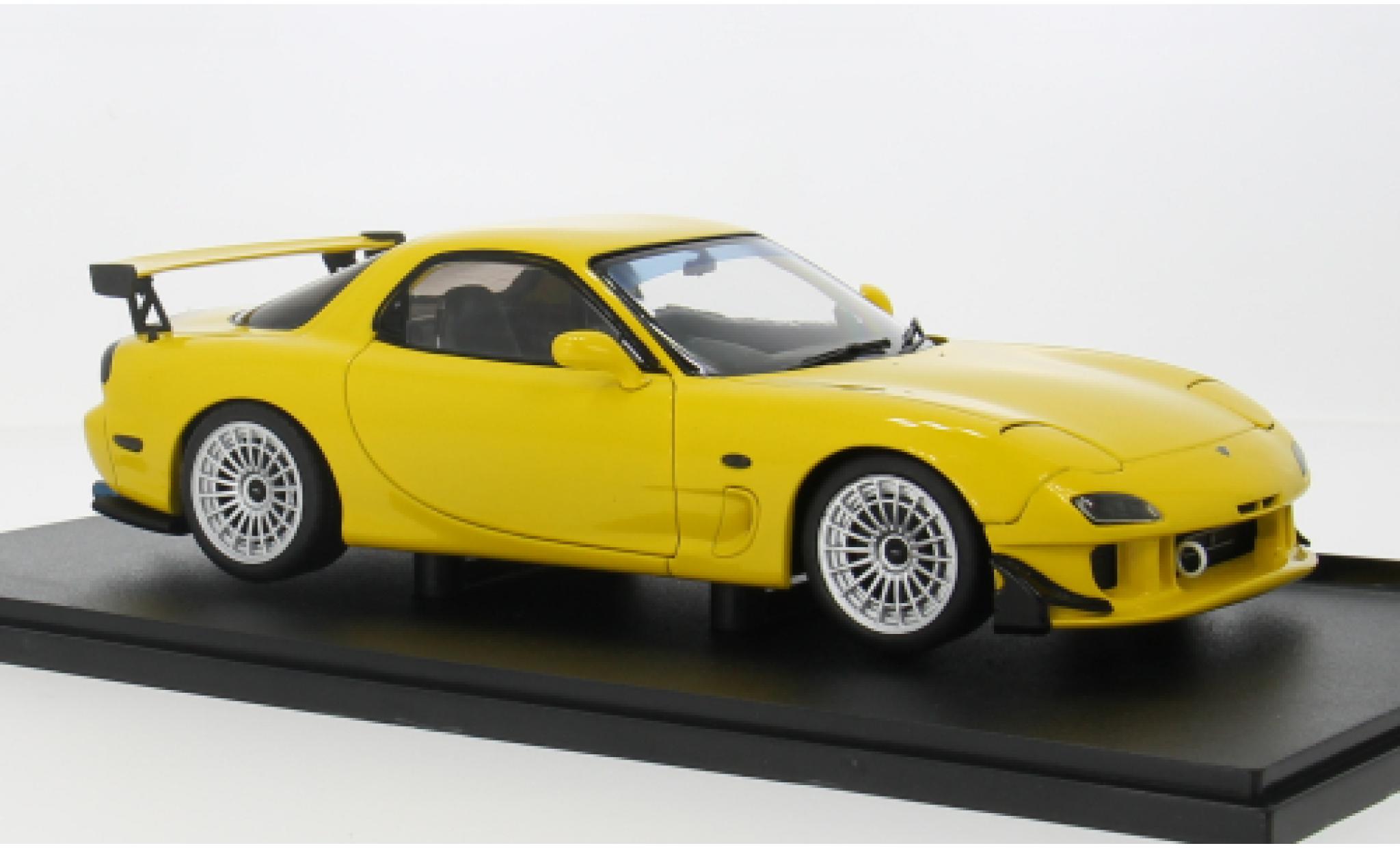 Mazda RX7 1/18 Solido FD RS yellow 1:18 diecast model cars