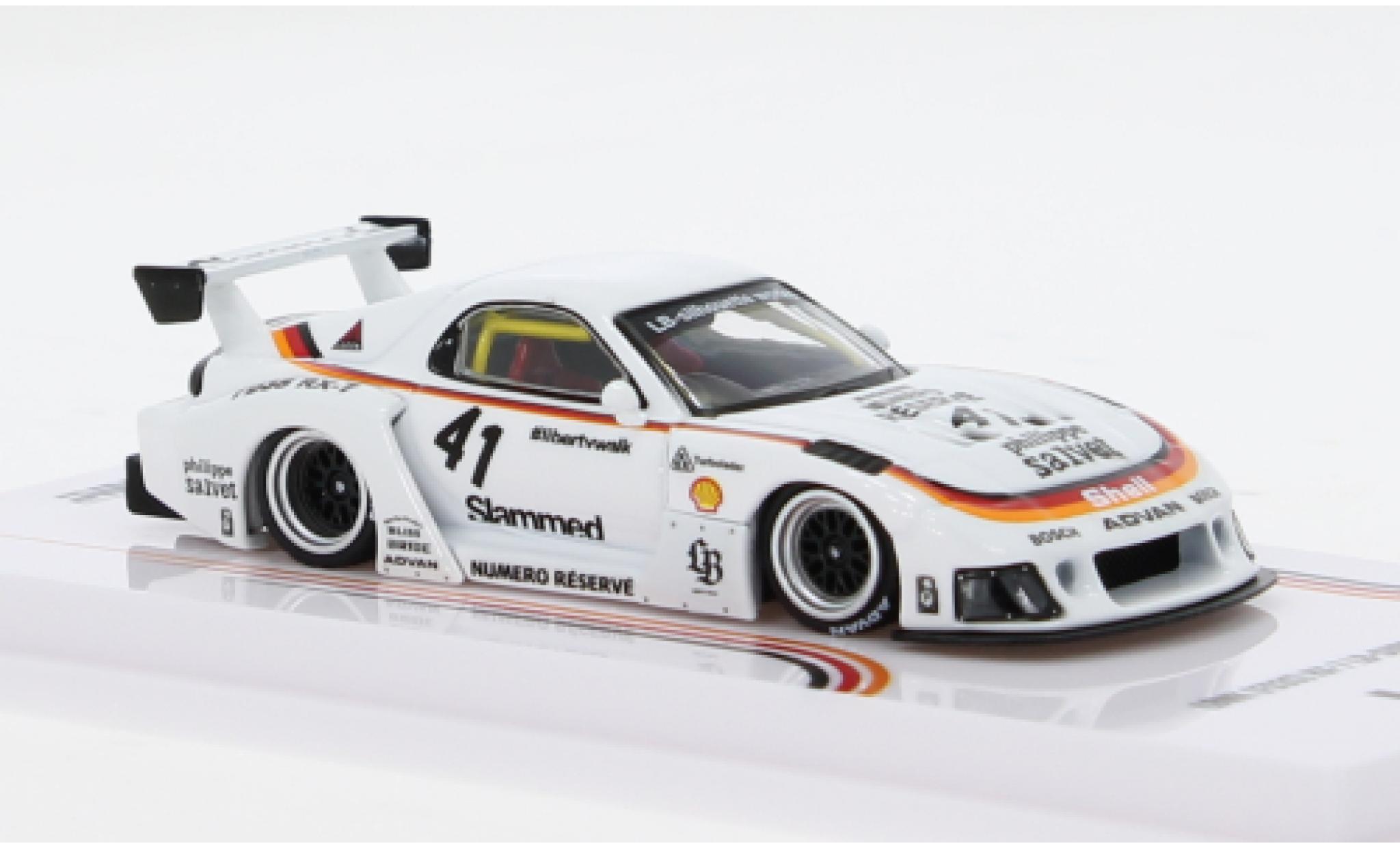Mazda RX7 1/64 INNO64 (FD3S) LB- white 1:64 diecast model cars