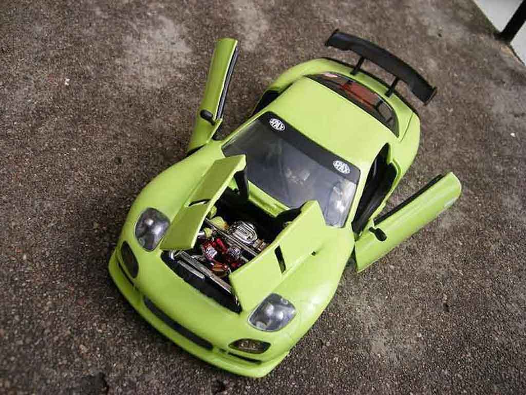 Mazda RX7 Base green 1/18 Jada Toys