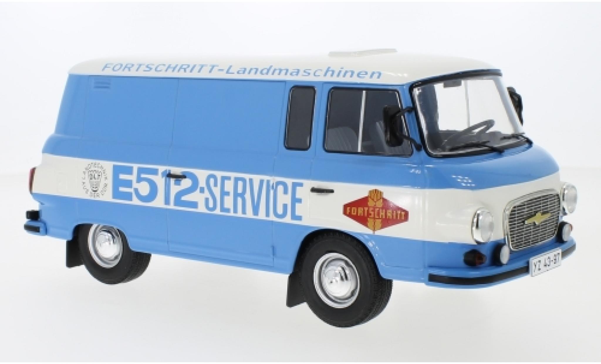 Barkas B 1000 1/18 MCG Van blue/white Fortschritt Service 1970 diecast model cars