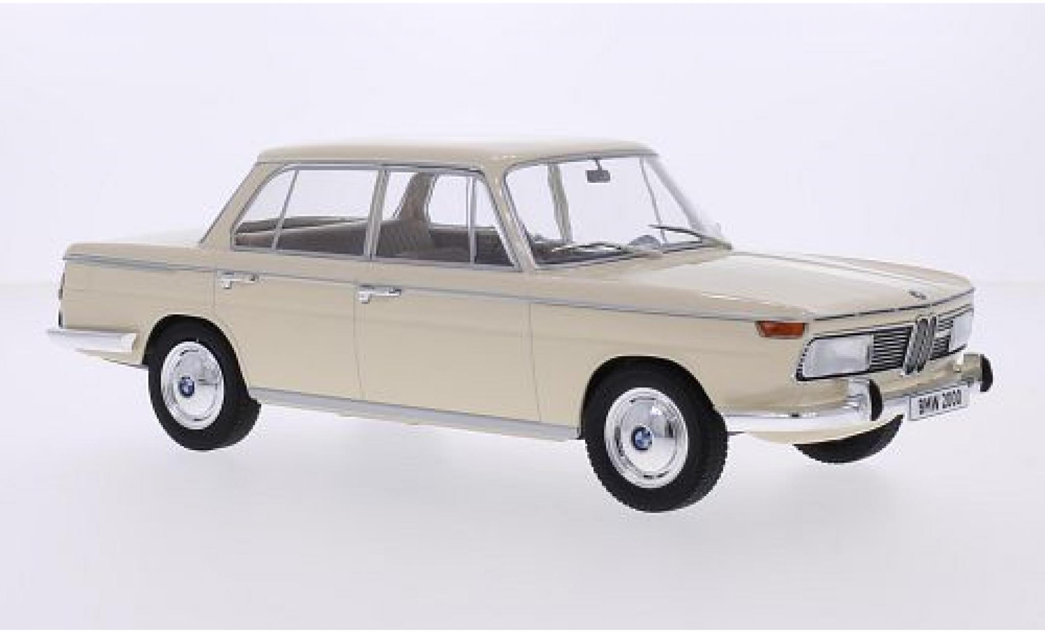 Bmw 2000 1/18 MCG tilux (Typ 120) beige 1966 les portes et capos ferm&eacute; diecast model cars