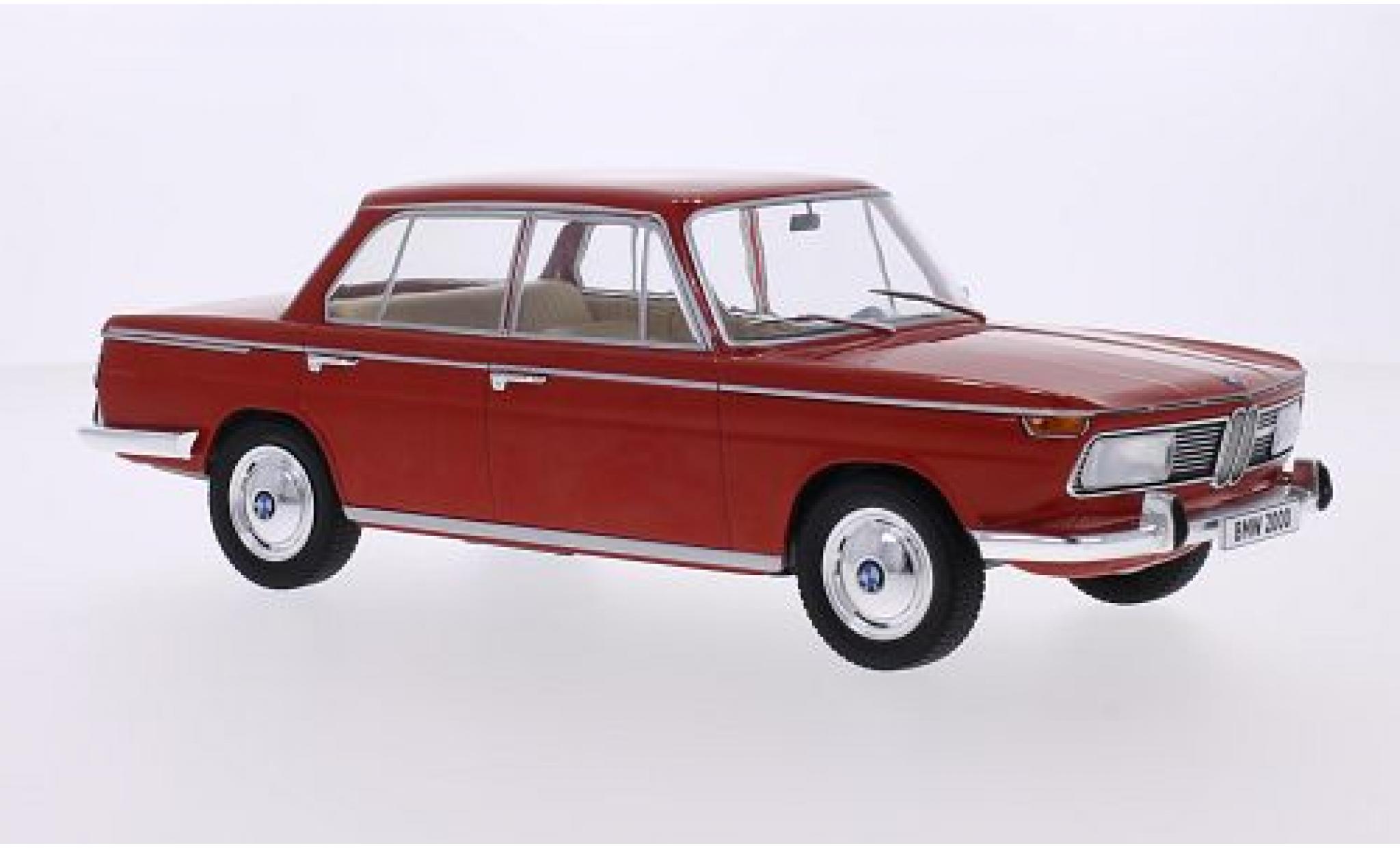 Bmw 2000 1/18 MCG (Typ 120) red 1966 les portes et capos ferm&eacute; diecast model cars