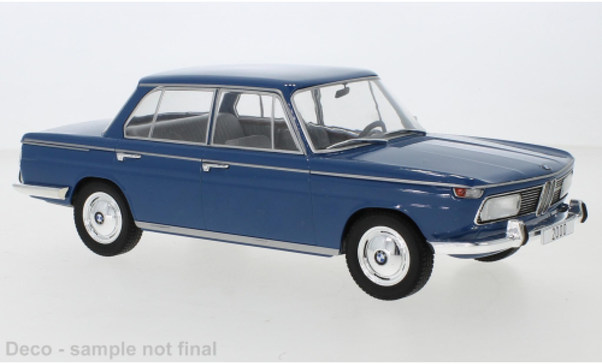 Bmw 2000 1/18 MCG (Typ 121) blue 1966 diecast model cars