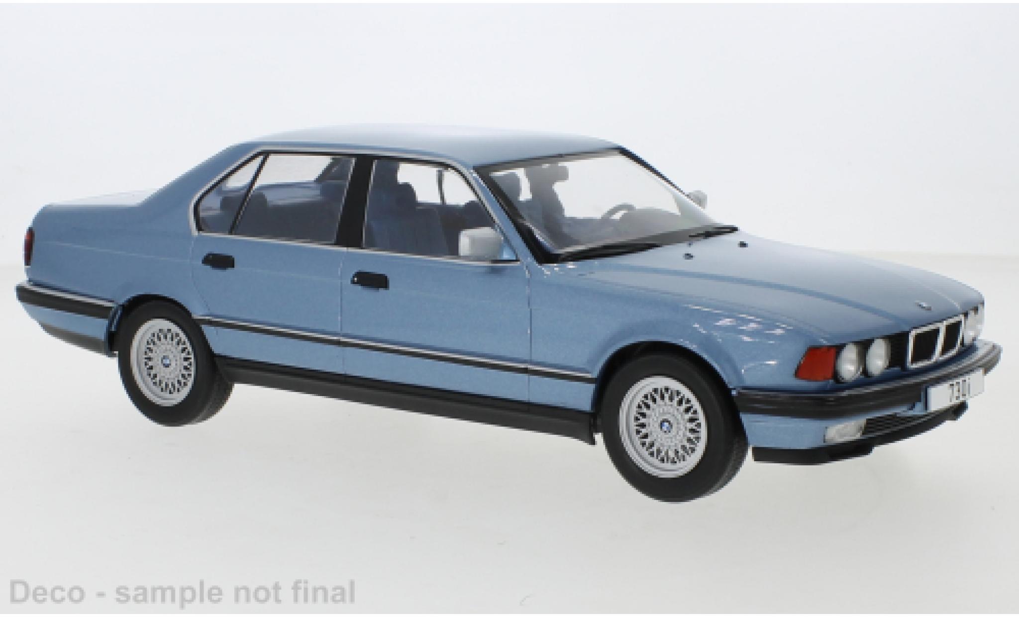 Bmw 730 1/18 MCG i (E32) metallic blue 1992 7er / 7 Series diecast model cars